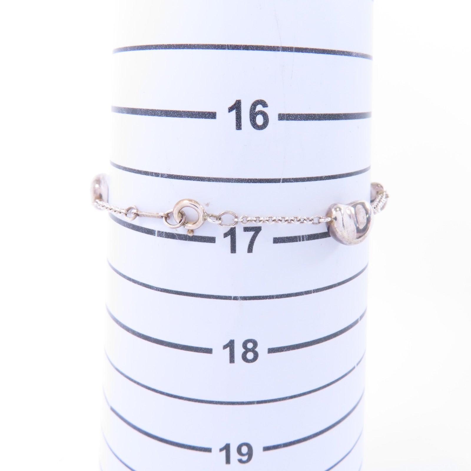 TIFFANY＆CO 925純銀Bean Bracelet手鏈