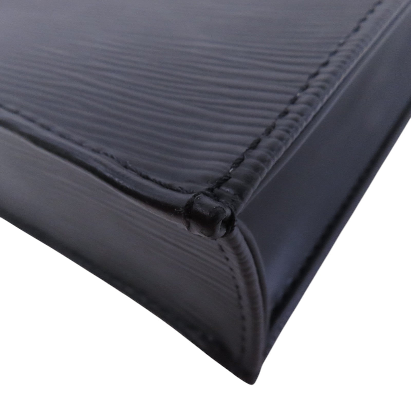 LOUIS VUITTON Epi Leather Petit Sac Plat銀扣手挽肩背兩用袋