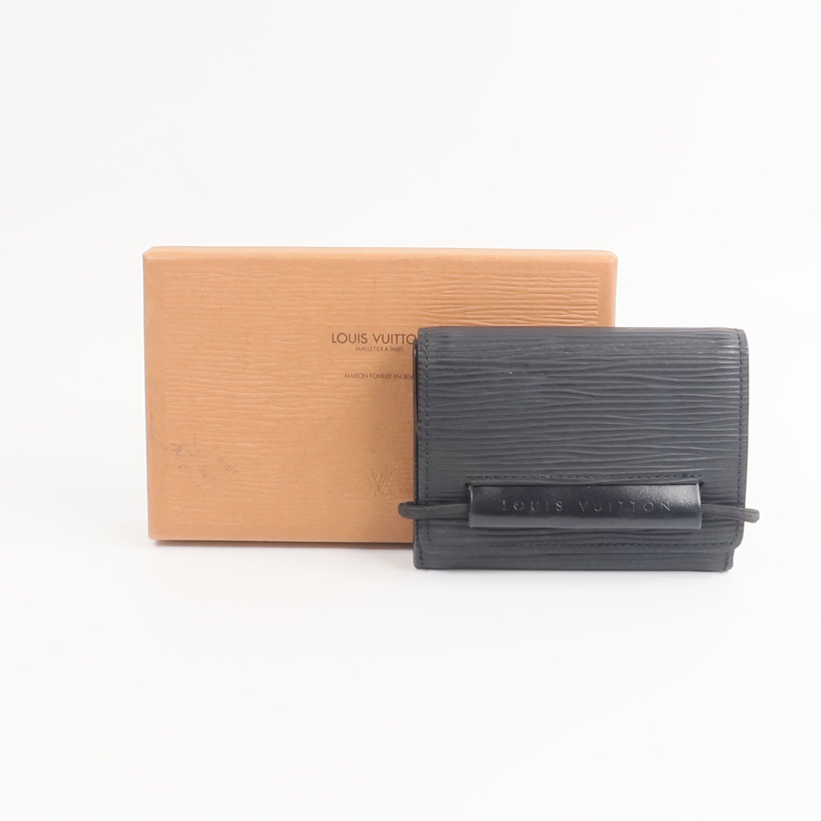 LOUIS VUITTON Epi皮革Porte Monnaie Elastic Wallet卡片套