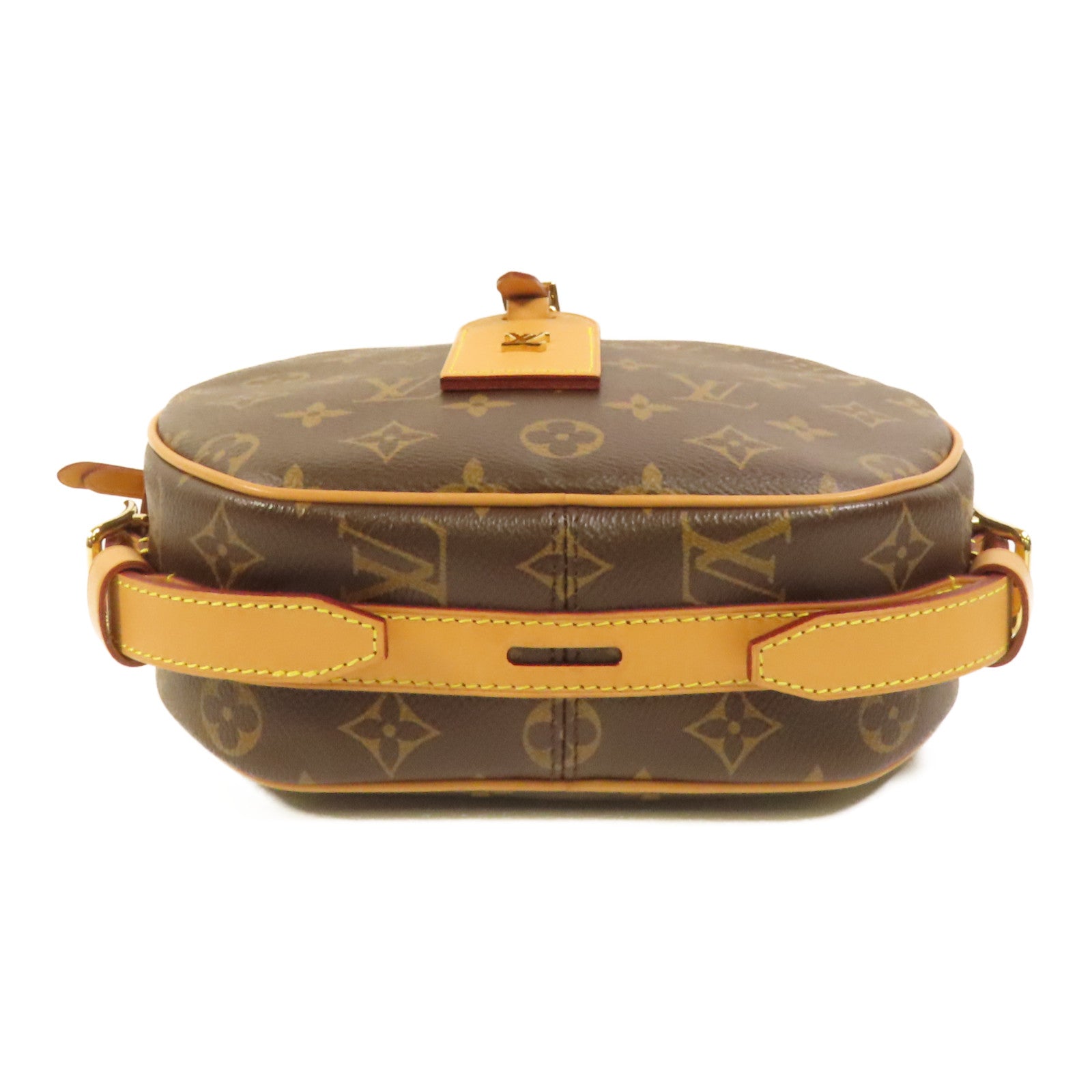 LOUIS VUITTON 【激減優惠】Monogram Boite Chapeau Souple金扣肩背袋棕色
