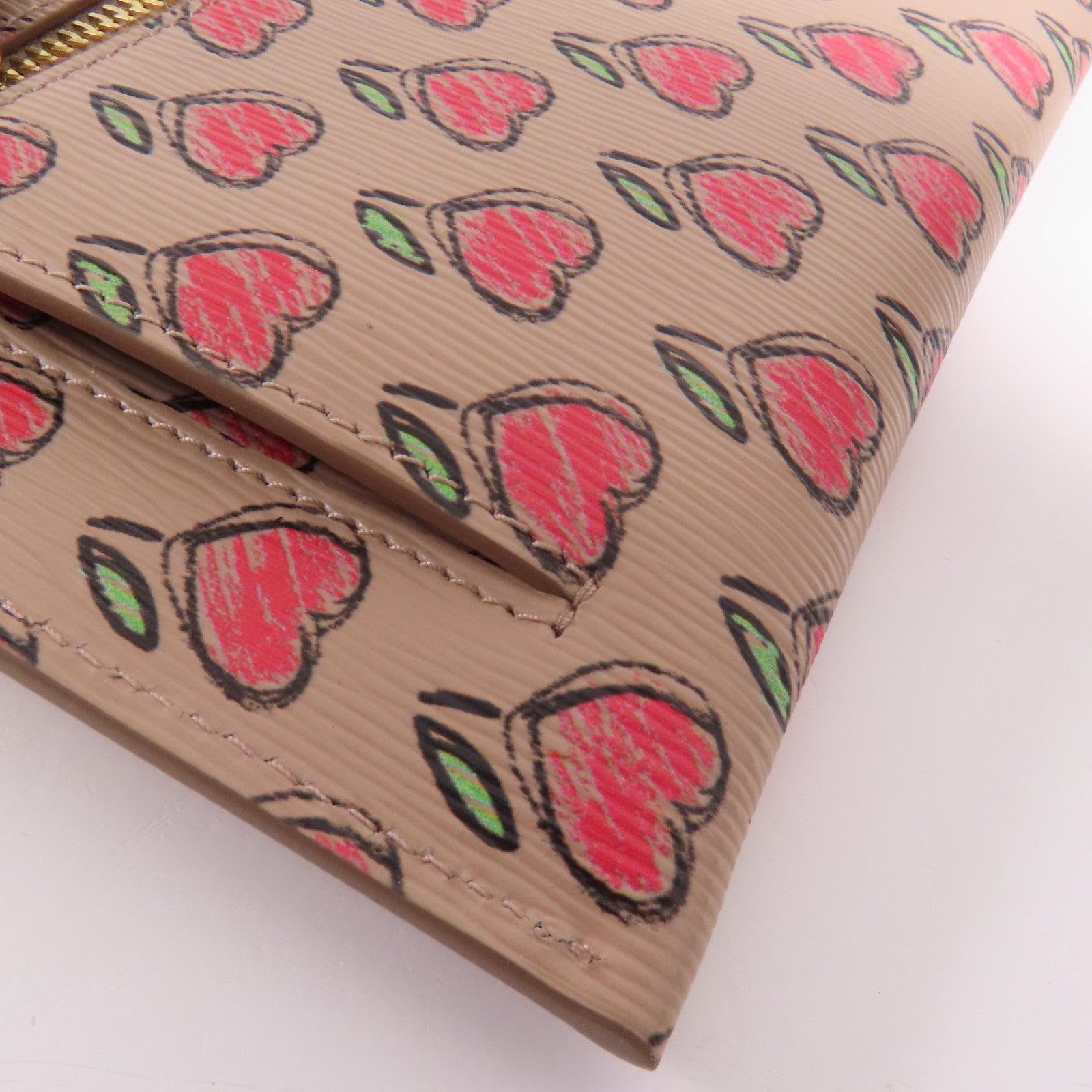 PRADA 牛皮皮革Wallet金扣長錢包