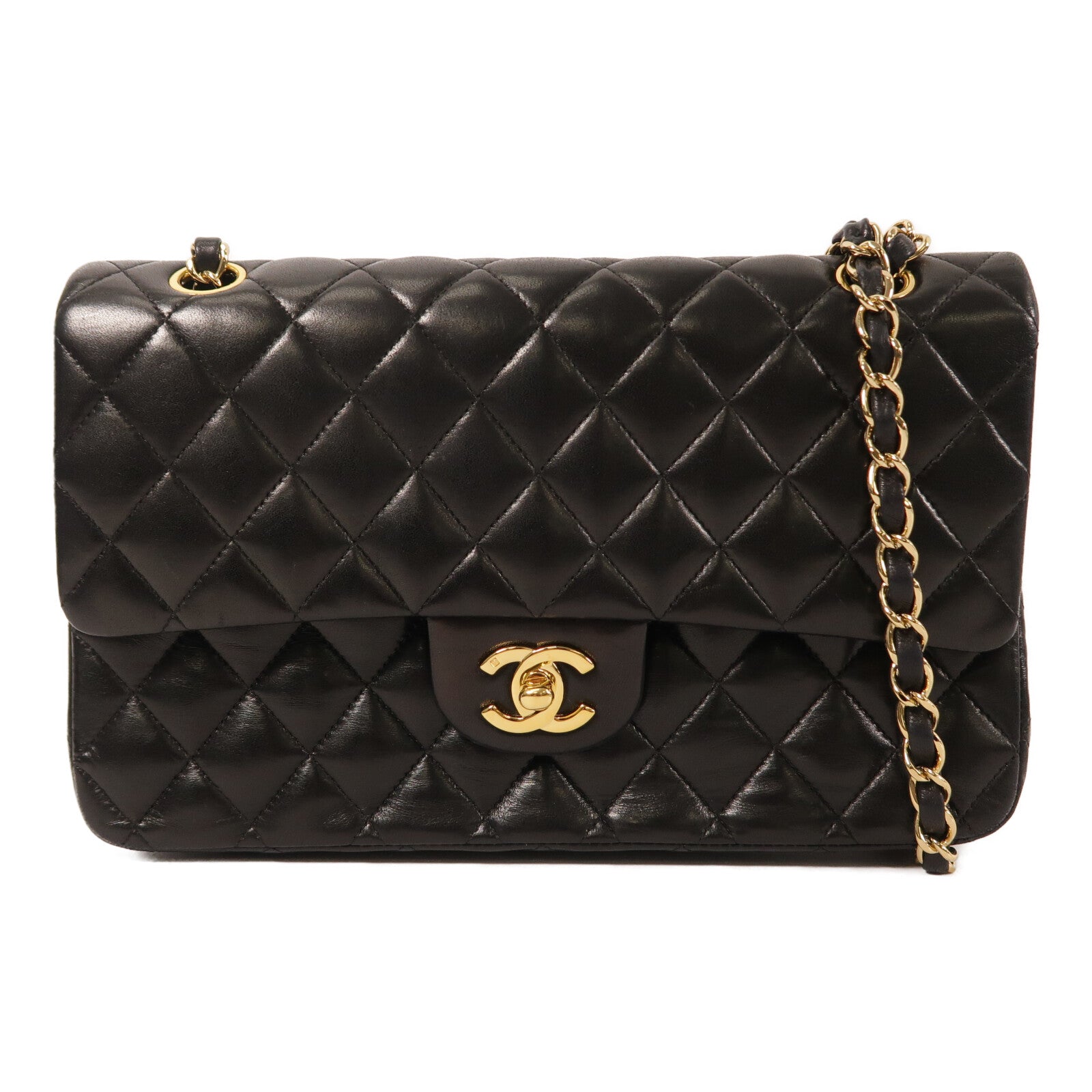 CHANEL 羊皮皮革Classic 25鏈帶肩背袋