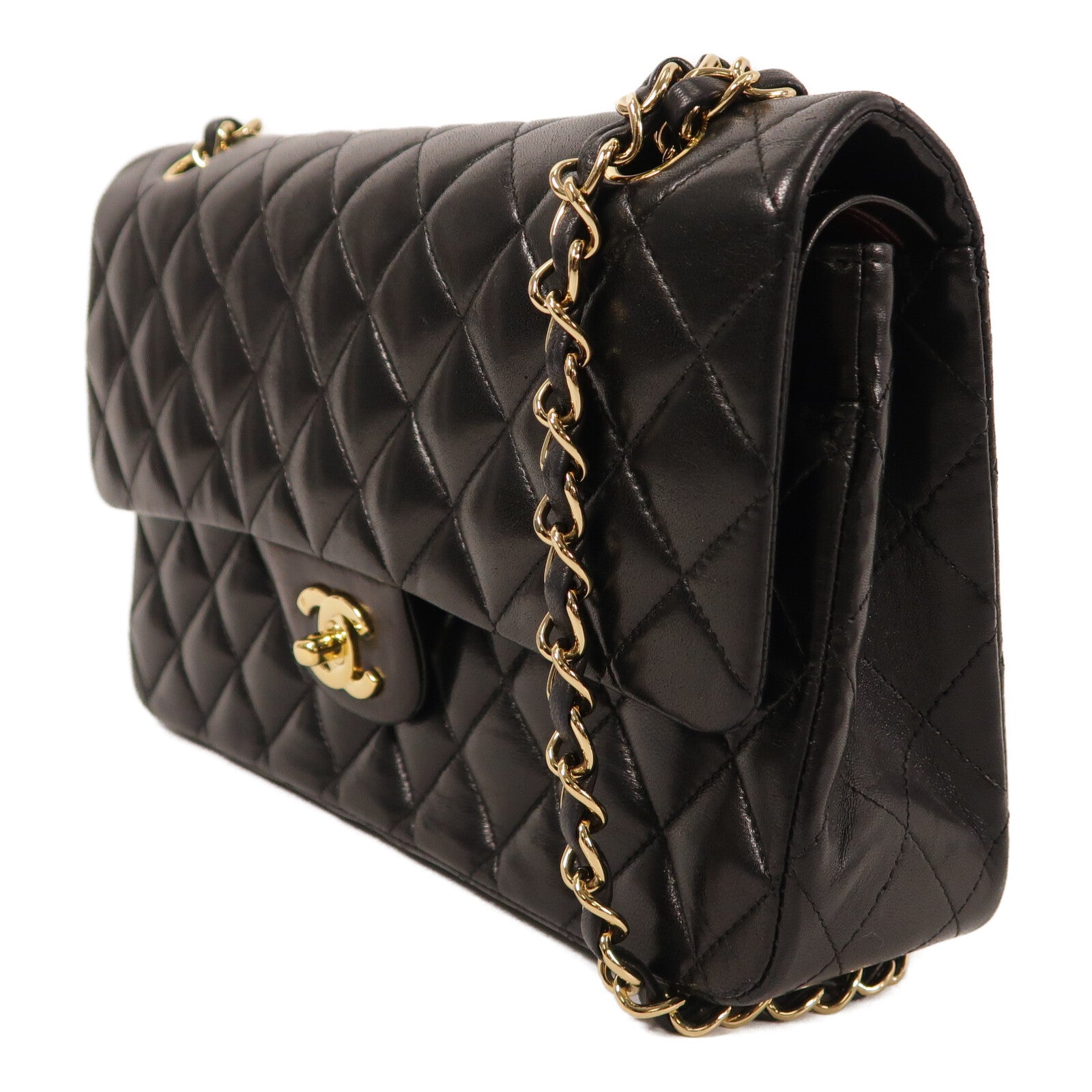 CHANEL 羊皮皮革Classic 25鏈帶肩背袋