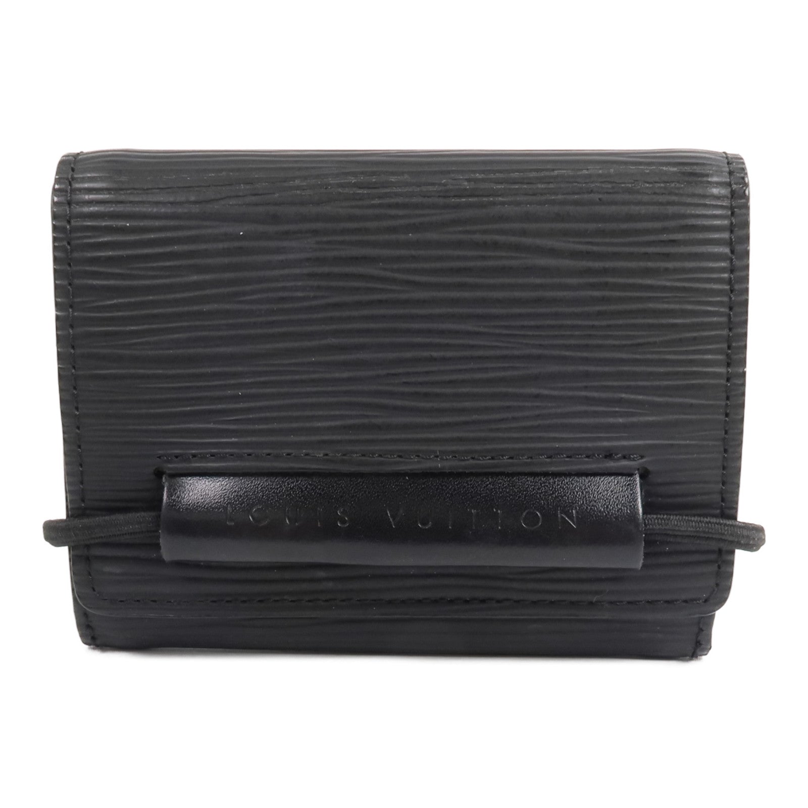 LOUIS VUITTON Epi皮革Porte Monnaie Elastic Wallet卡片套