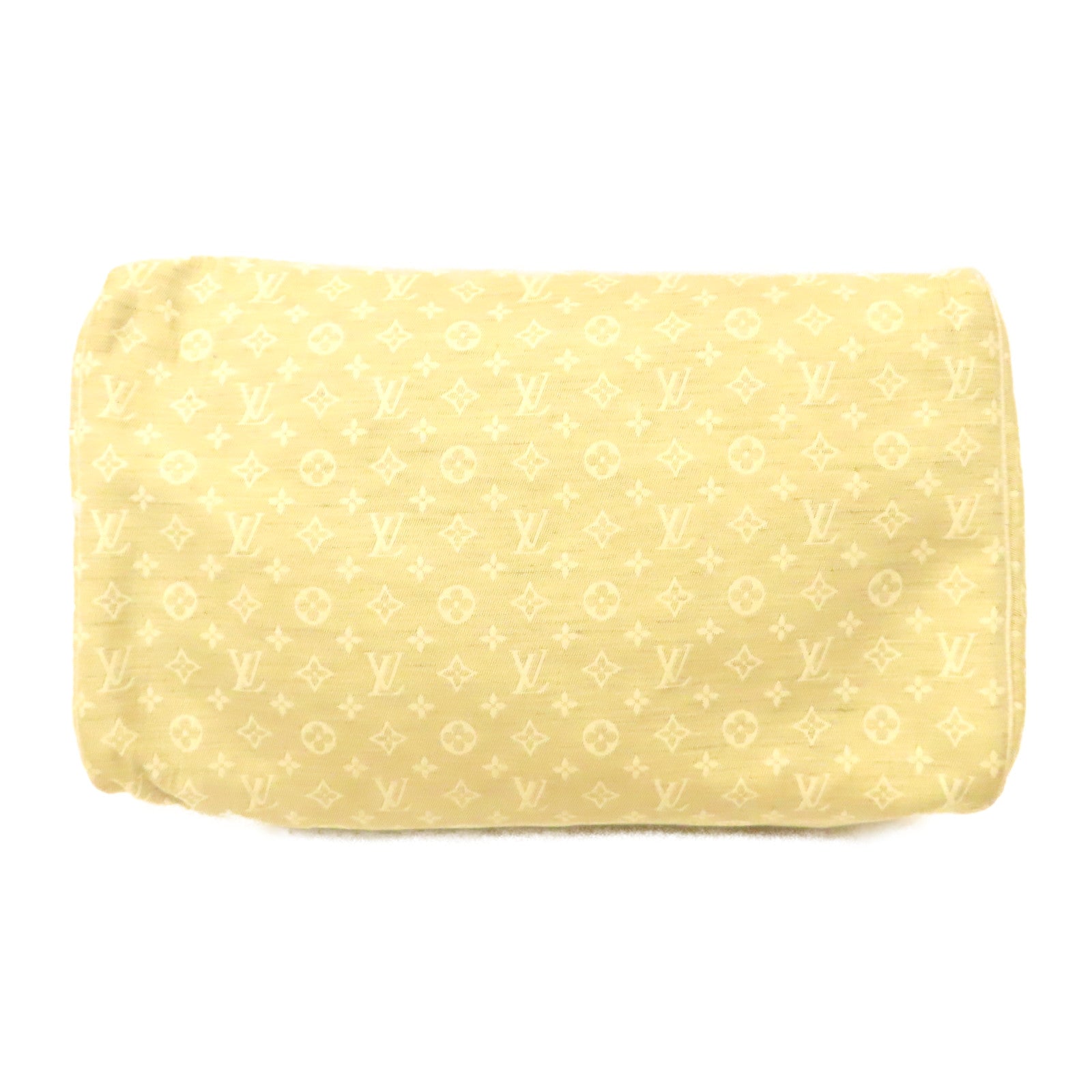 LOUIS VUITTON 【激減優惠】Monogram Mini Speedy 30金扣手挽袋白色
