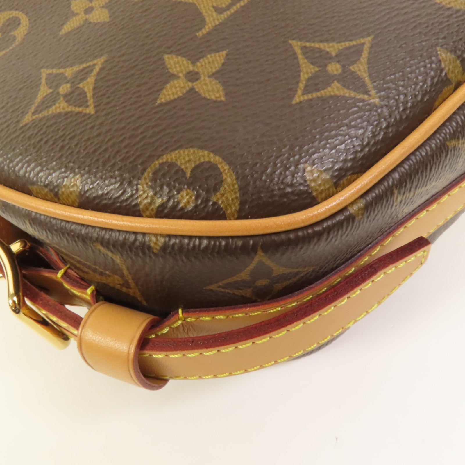 LOUIS VUITTON 【激減優惠】Monogram Boite Chapeau Souple金扣肩背袋棕色