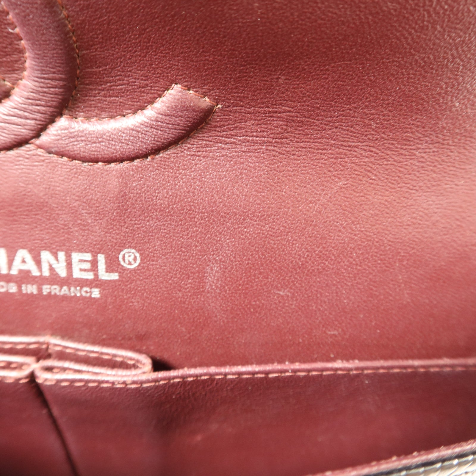 CHANEL 牛皮皮革Classic 25銀扣鏈帶肩背袋