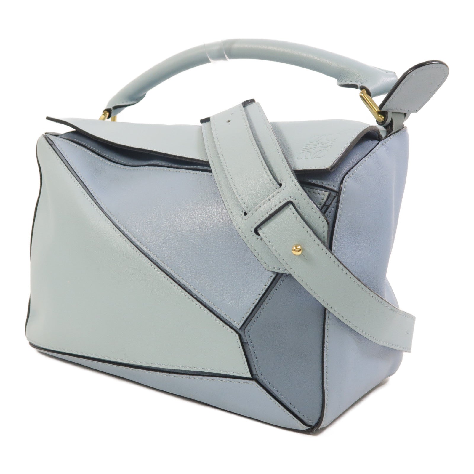 LOEWE 牛皮皮革Puzzle Medium手挽肩背兩用袋