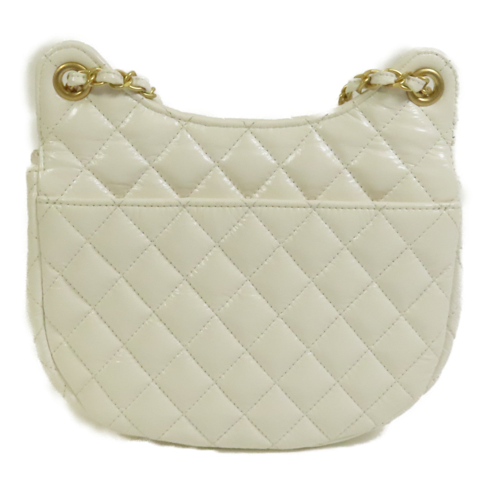 CHANEL 牛皮皮革24C 金扣手挽肩背兩用袋