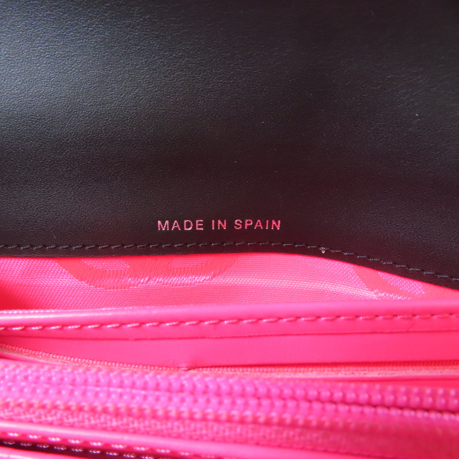 CHANEL 菱格牛皮皮革Cambon Long Wallet銀扣長錢包黑色