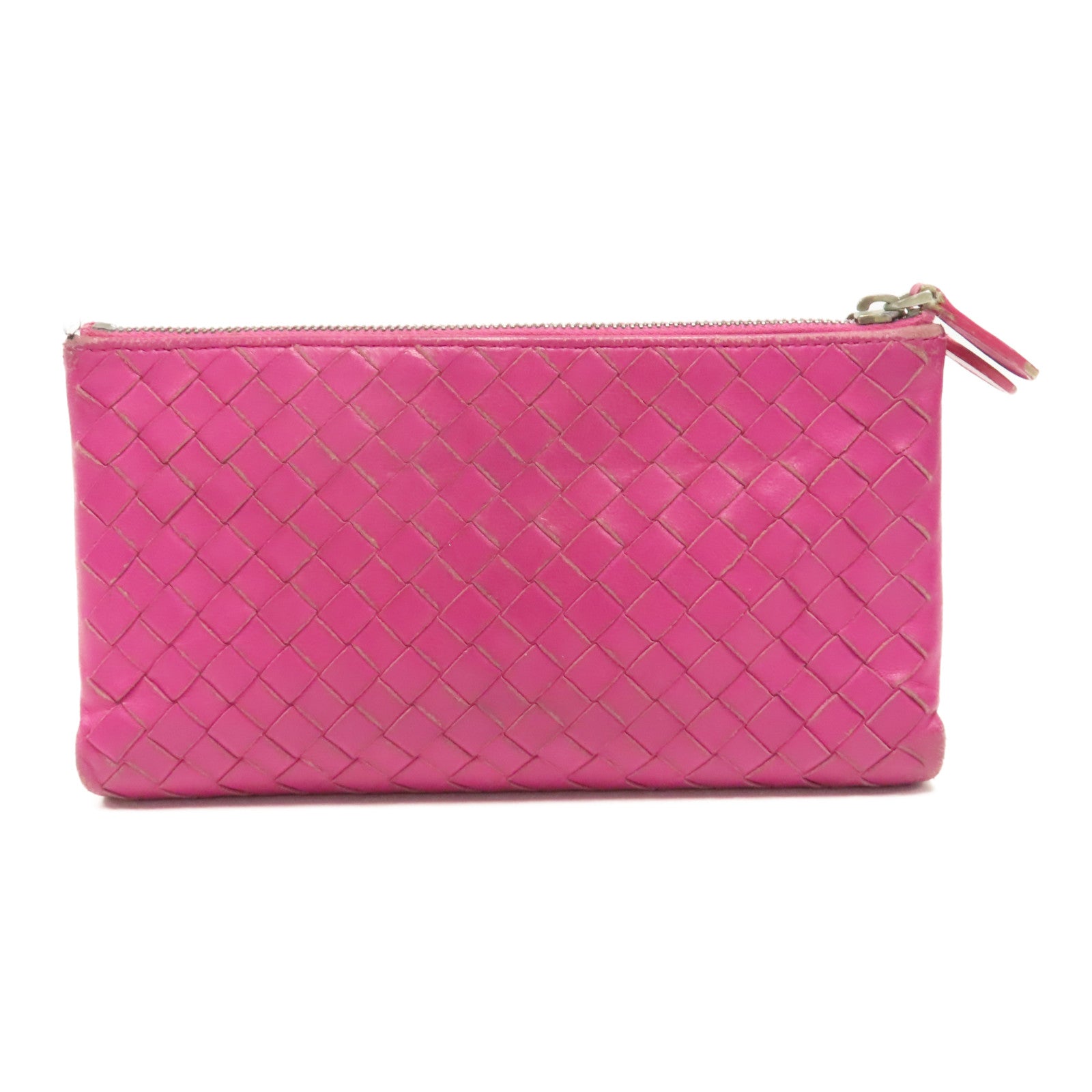 BOTTEGA VENETA 【激減優惠】牛皮皮革Wallet金扣長錢包紫色