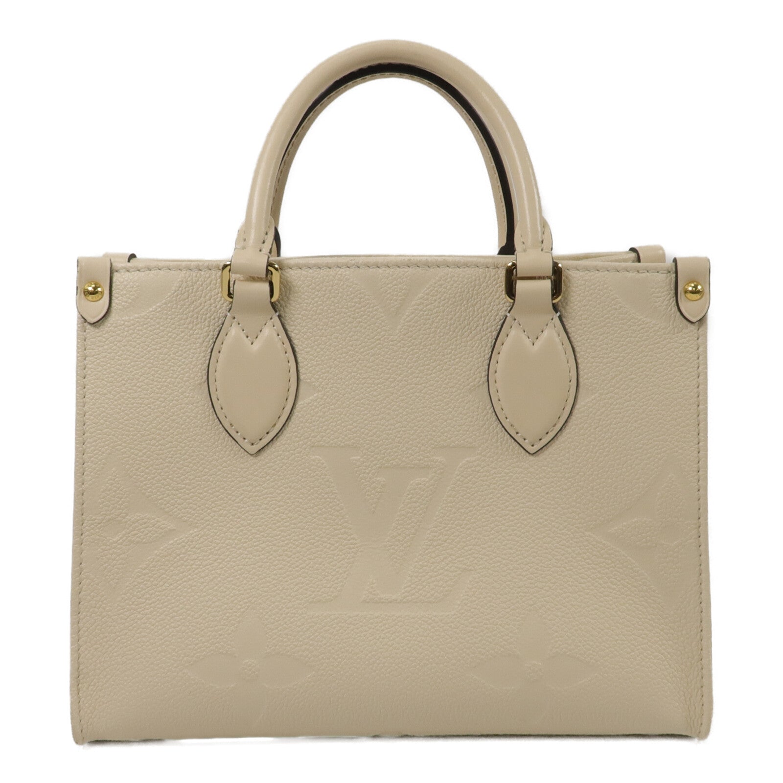 LOUIS VUITTON Monogram Empreinte On The Go手挽肩背兩用袋