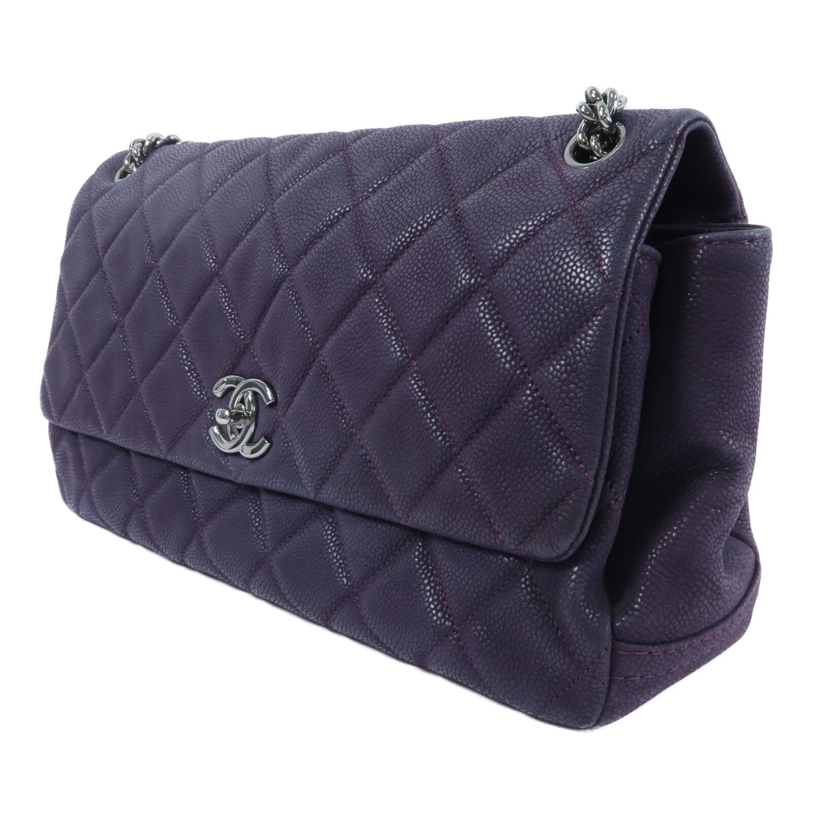 CHANEL 牛皮皮革Chain Shoulder鏈帶肩背袋