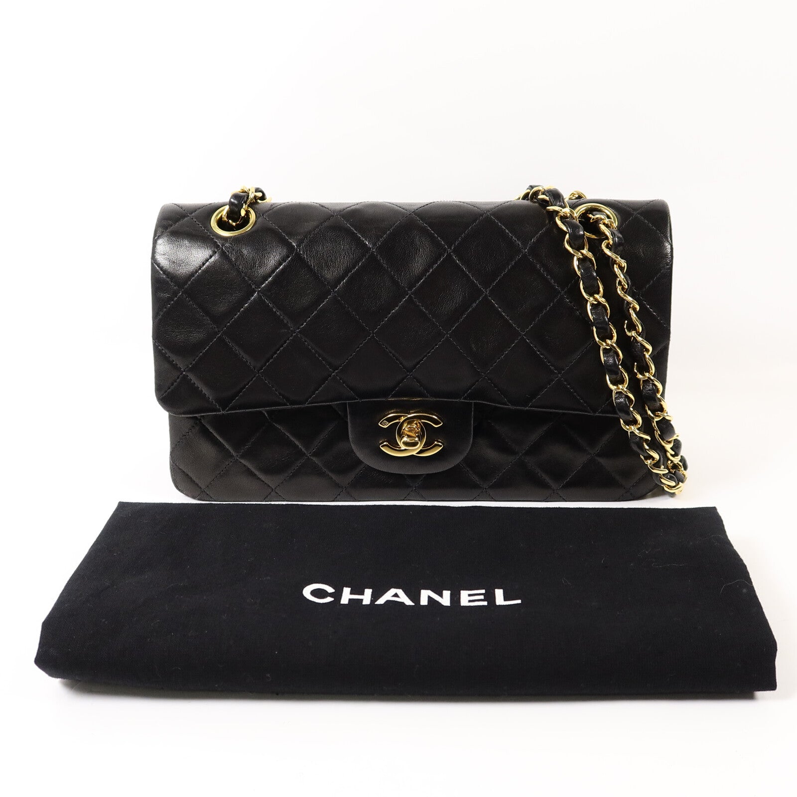 CHANEL 羊皮皮革Classic 23鏈帶肩背袋