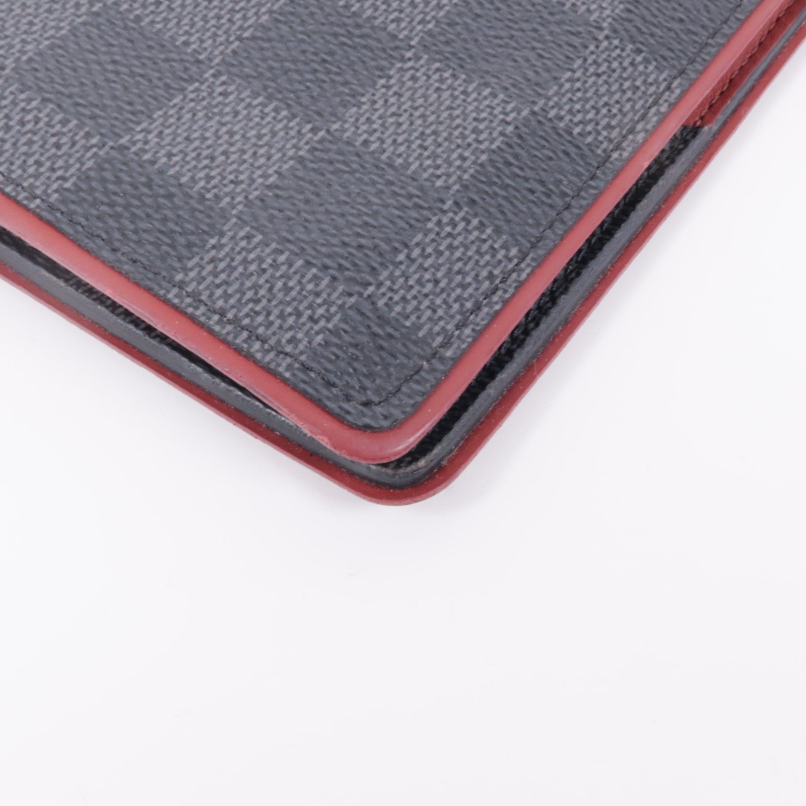 LOUIS VUITTON Damier Graphite Portofeuilles Brazza Wallet銀扣長錢包