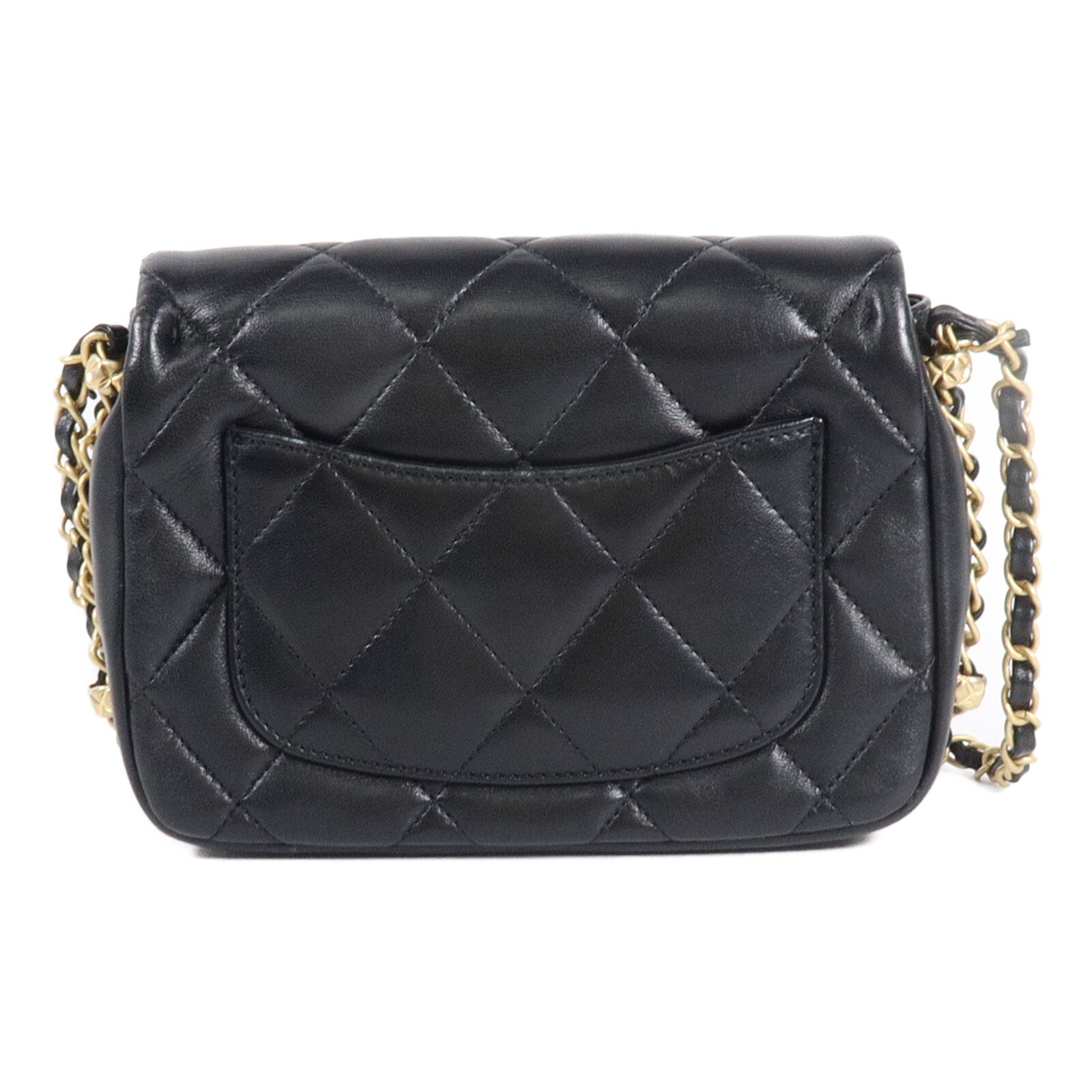 CHANEL 羊皮皮革CoCo Flap Bag鏈帶肩背袋