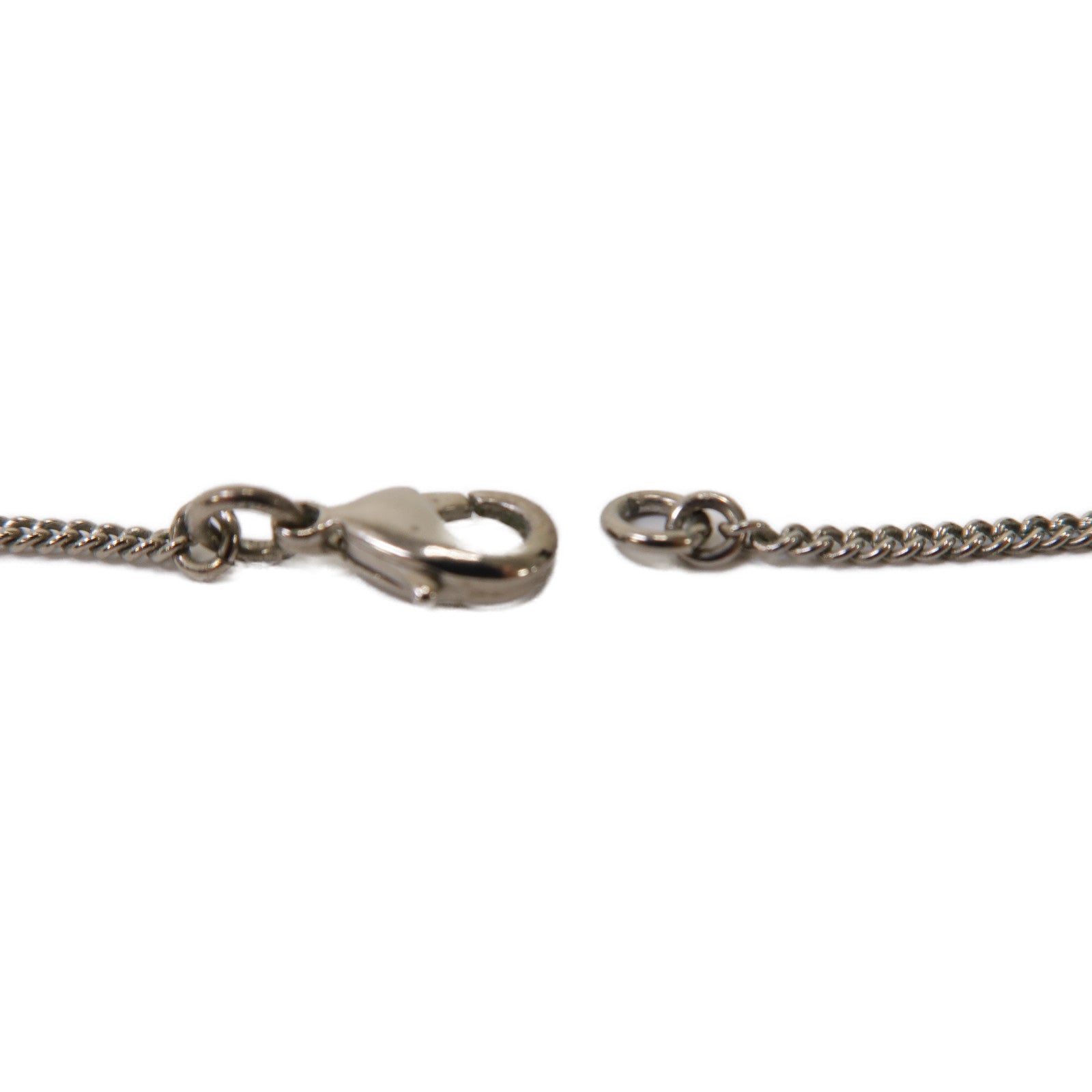 CHANEL 金屬Necklace銀扣項鍊銀色