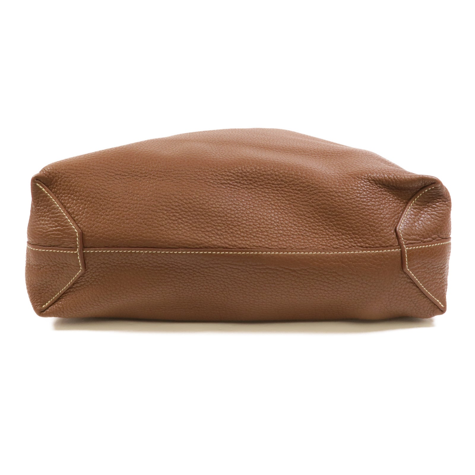HERMES Clemence皮革Double Sens 45肩背袋Tosca/Marron