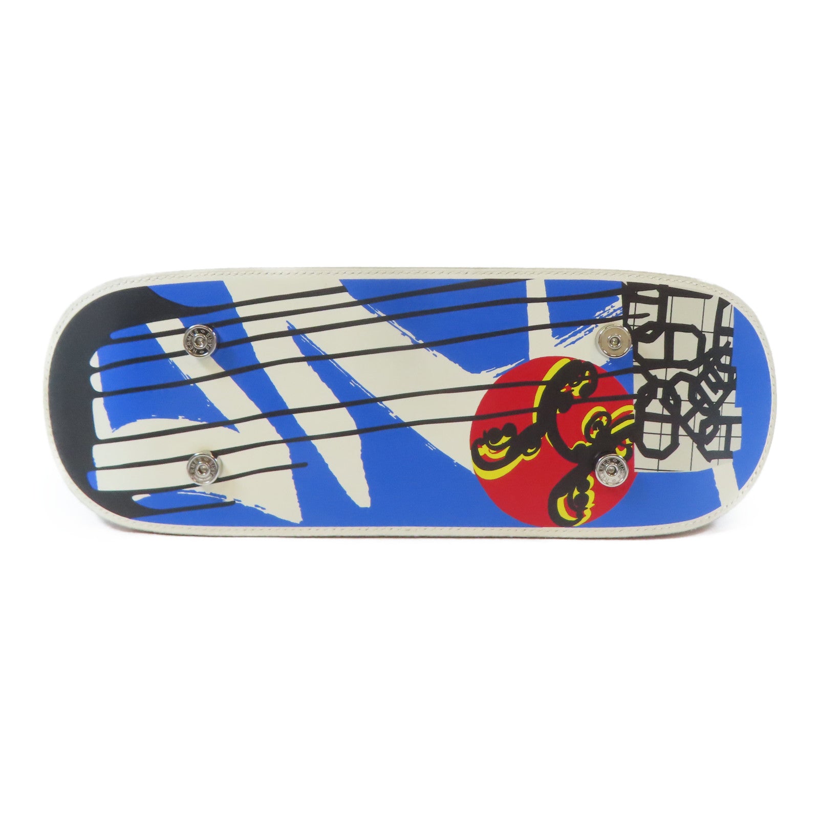 HERMES 皮革Bolide Skate 31銀扣肩背袋黑色/啡色/藍色/白色