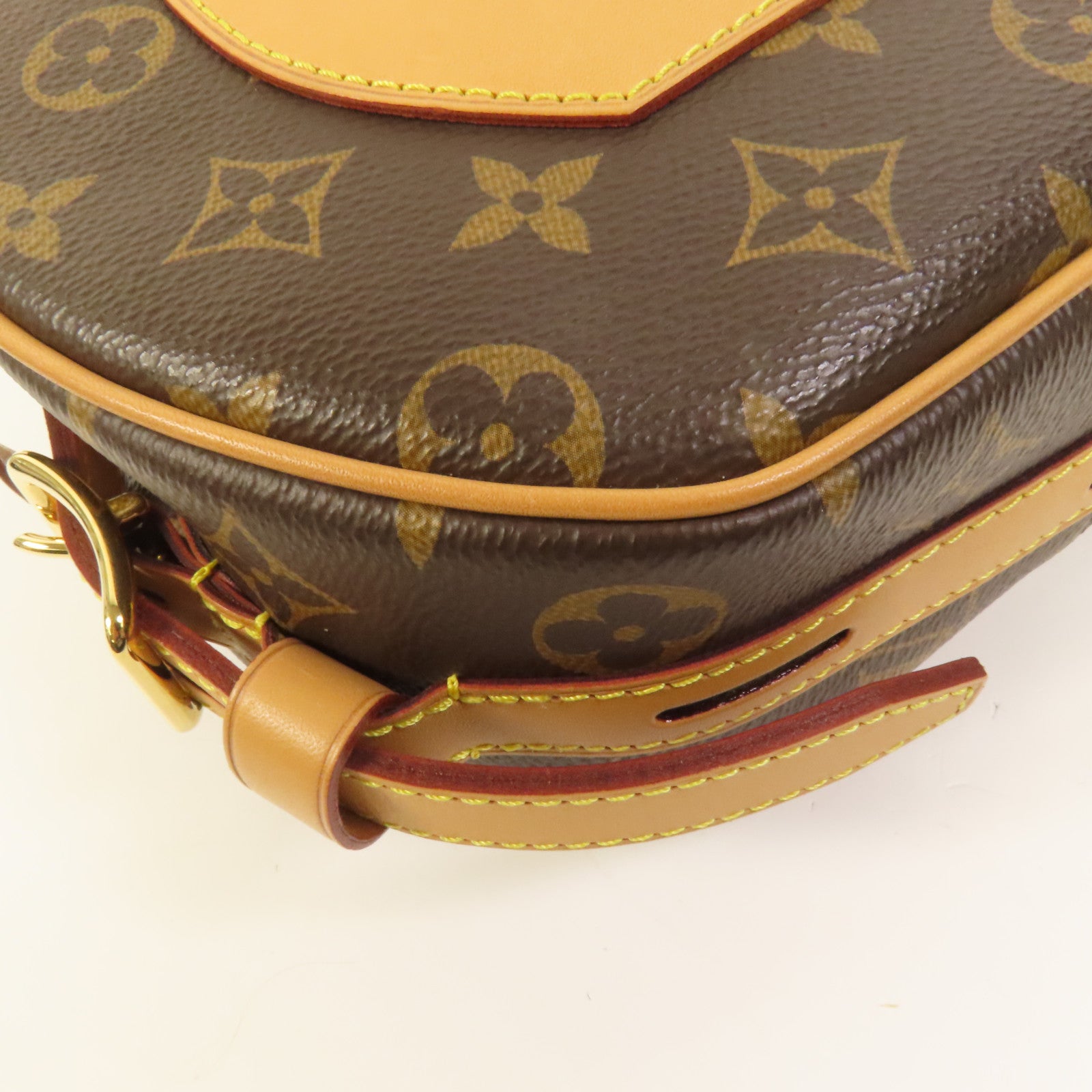 LOUIS VUITTON 【激減優惠】Monogram Boite Chapeau Souple金扣肩背袋棕色