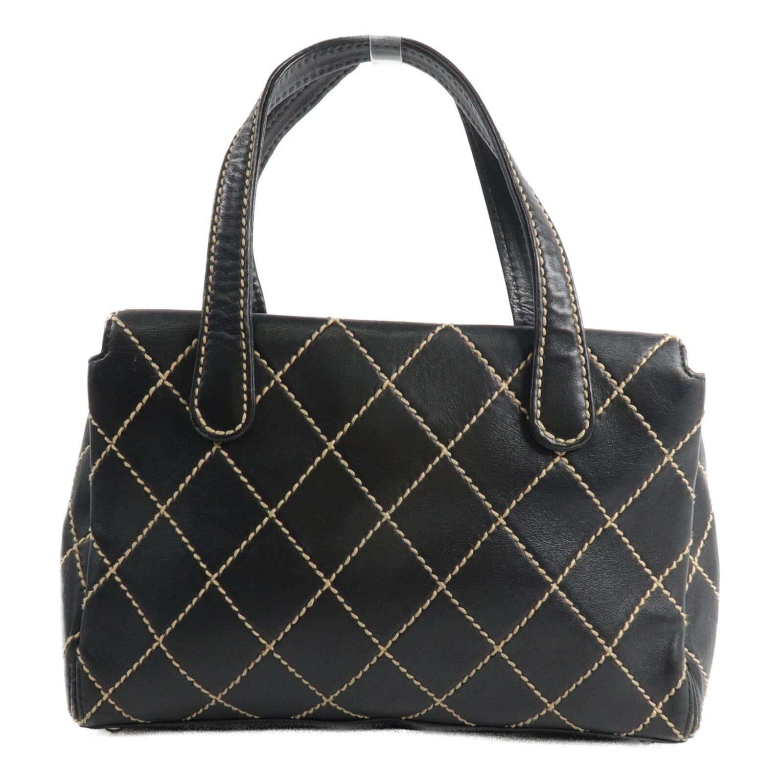 CHANEL 牛皮皮革Vintage Handbag手挽袋