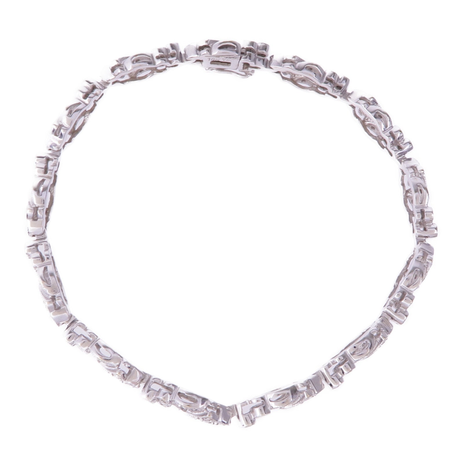 JEWELRY 18K白金Diamond Bracelet鑽石手鏈