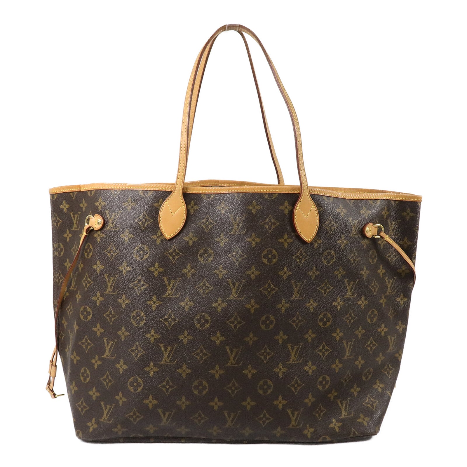 LOUIS VUITTON Monogram Neverfull GM Tote Bag金扣肩背袋