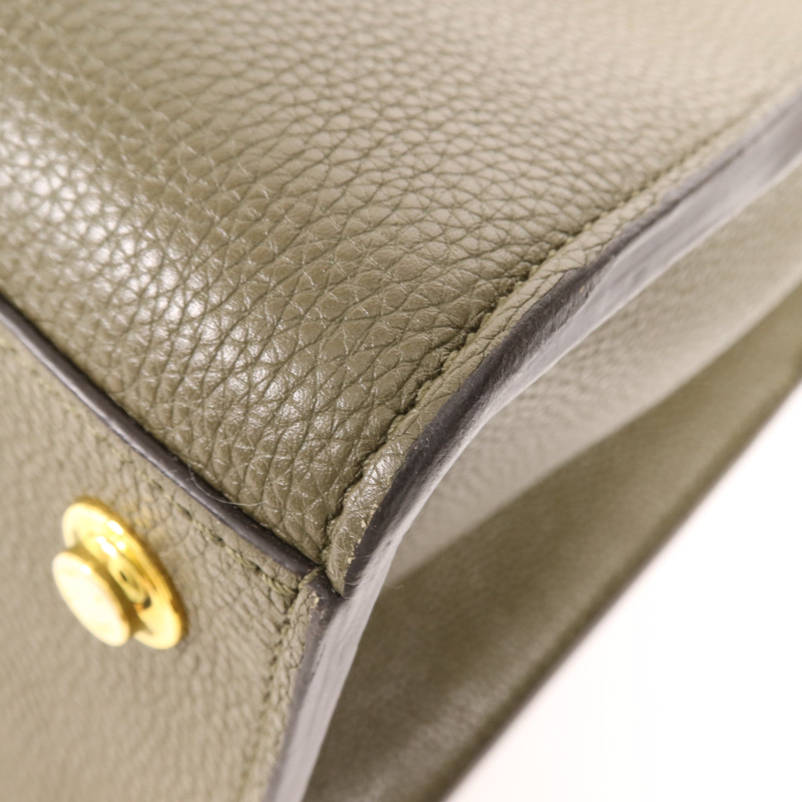 LOUIS VUITTON 牛皮皮革City Steamer MM金扣手挽肩背兩用袋