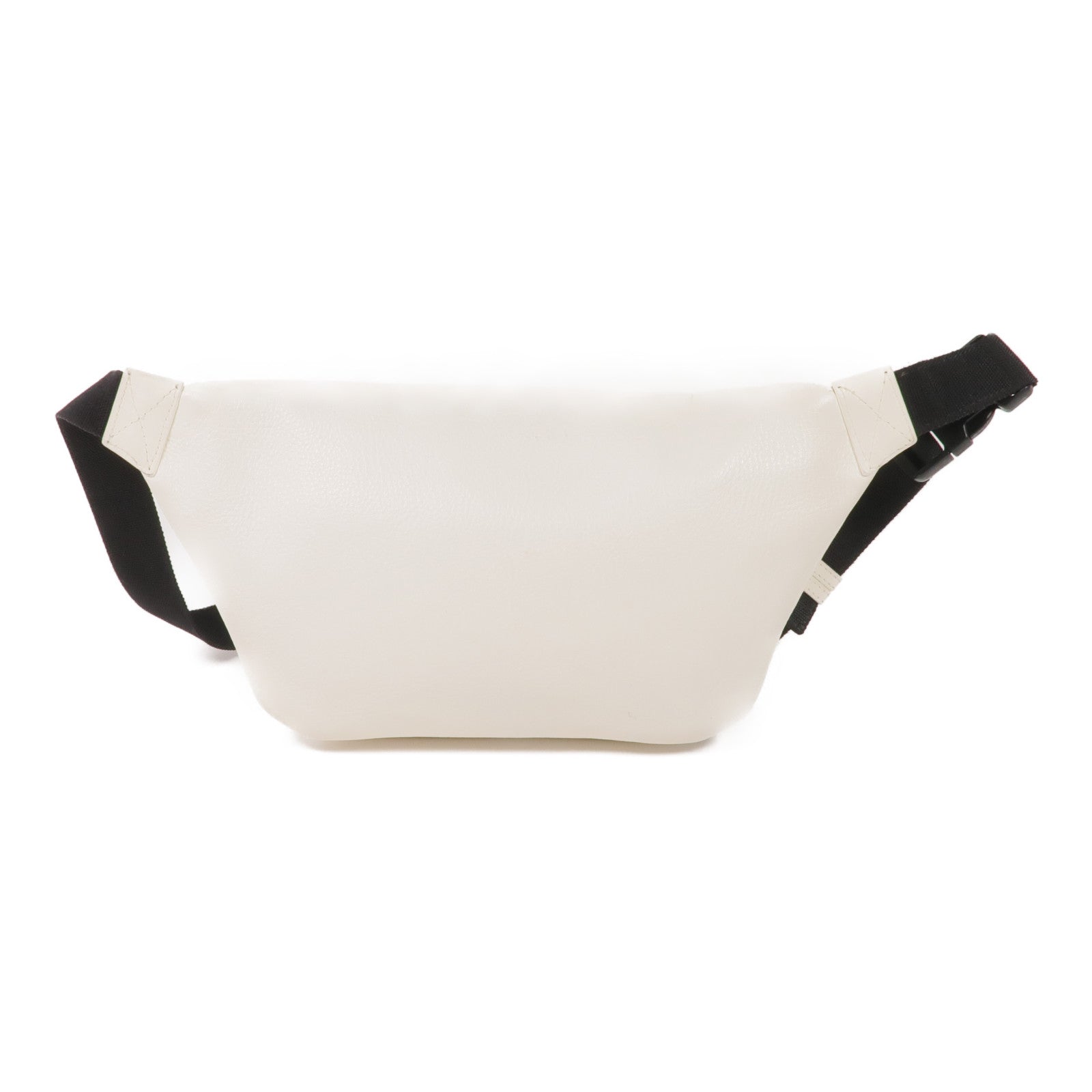 BALENCIAGA 牛皮皮革Waist Bag銀扣腰包