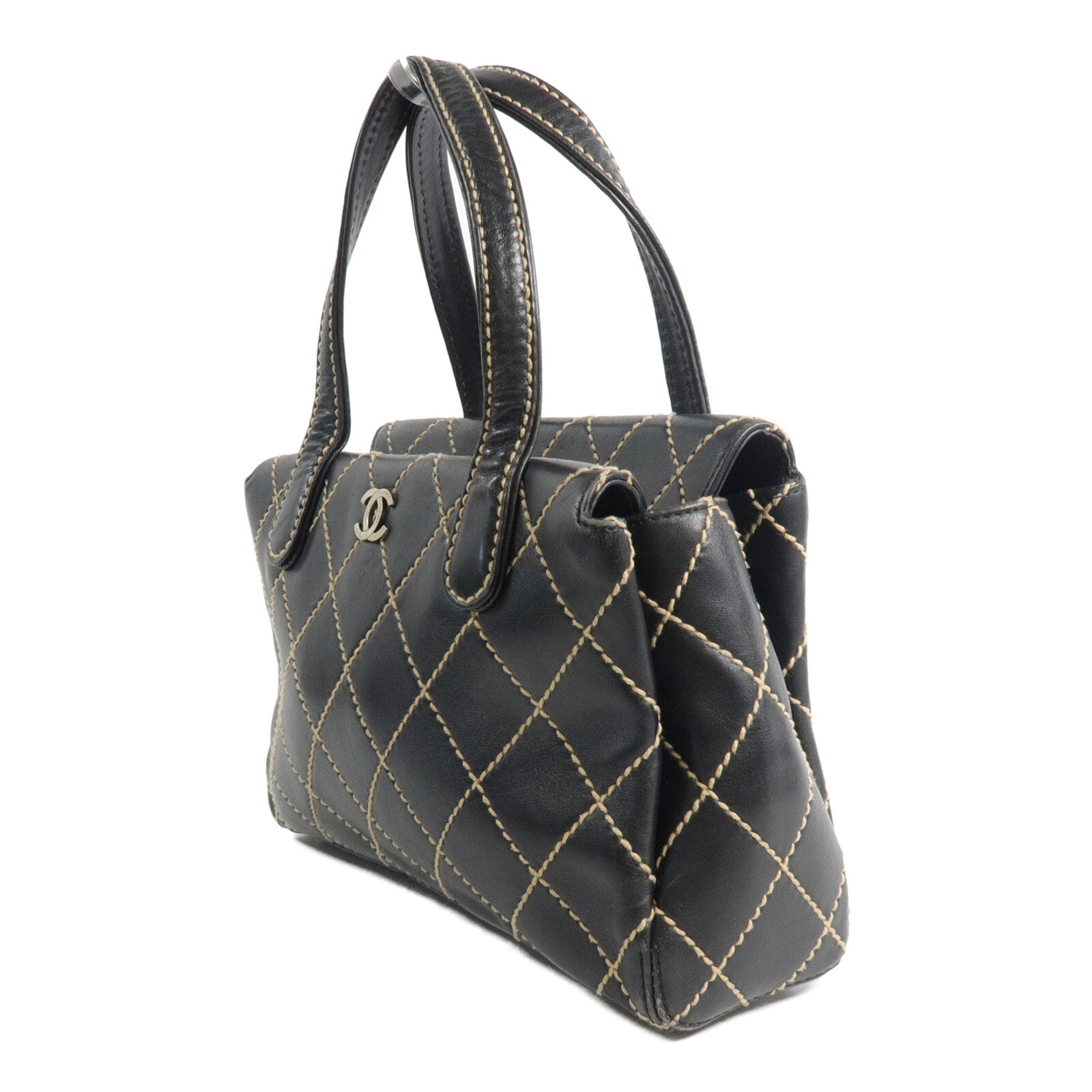 CHANEL 牛皮皮革Vintage Handbag手挽袋