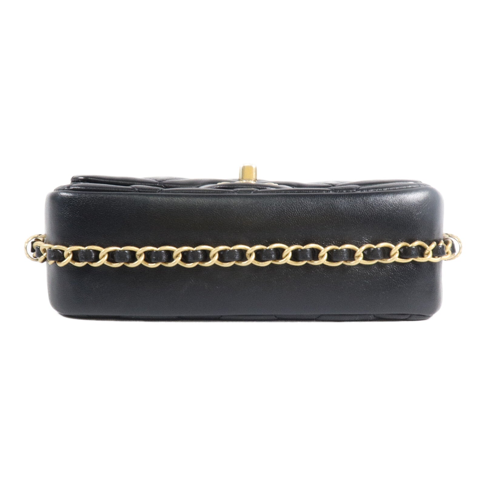 CHANEL 羊皮皮革CoCo Flap Bag鏈帶肩背袋
