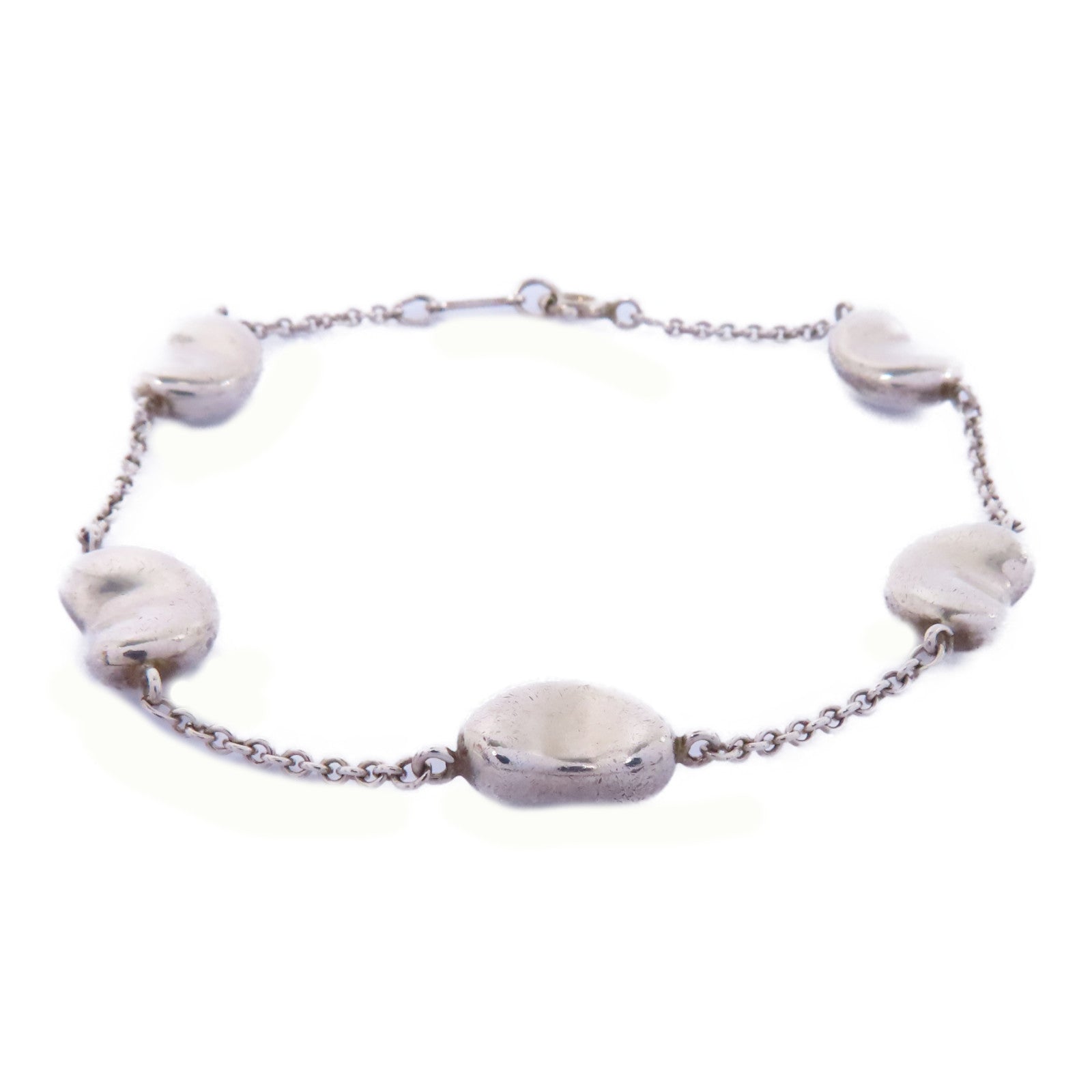TIFFANY＆CO 925純銀Bean Bracelet手鏈