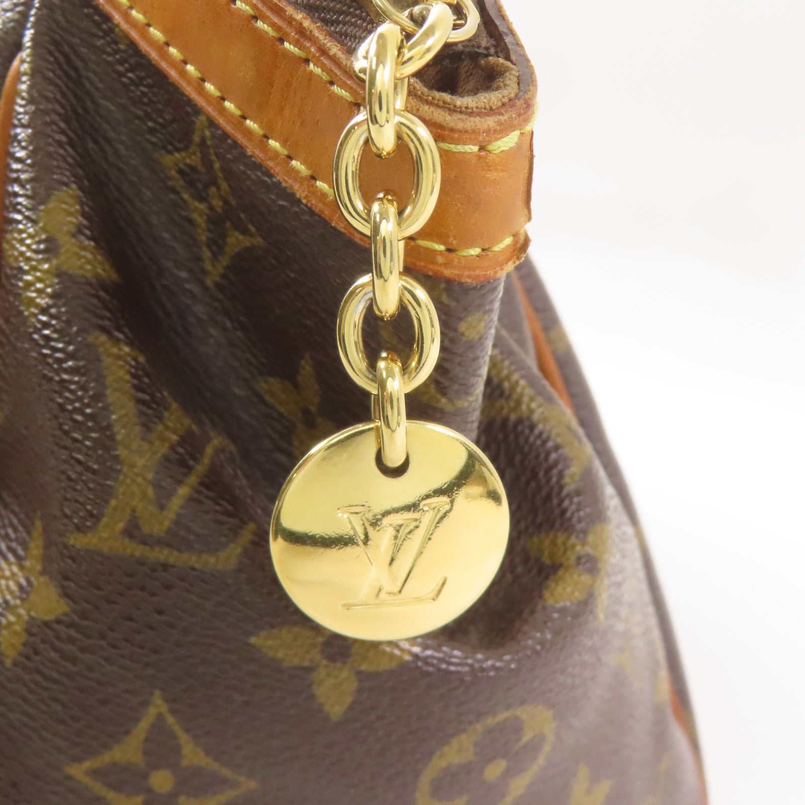 LOUIS VUITTON Monogram Tivoli PM金扣手挽袋啡色