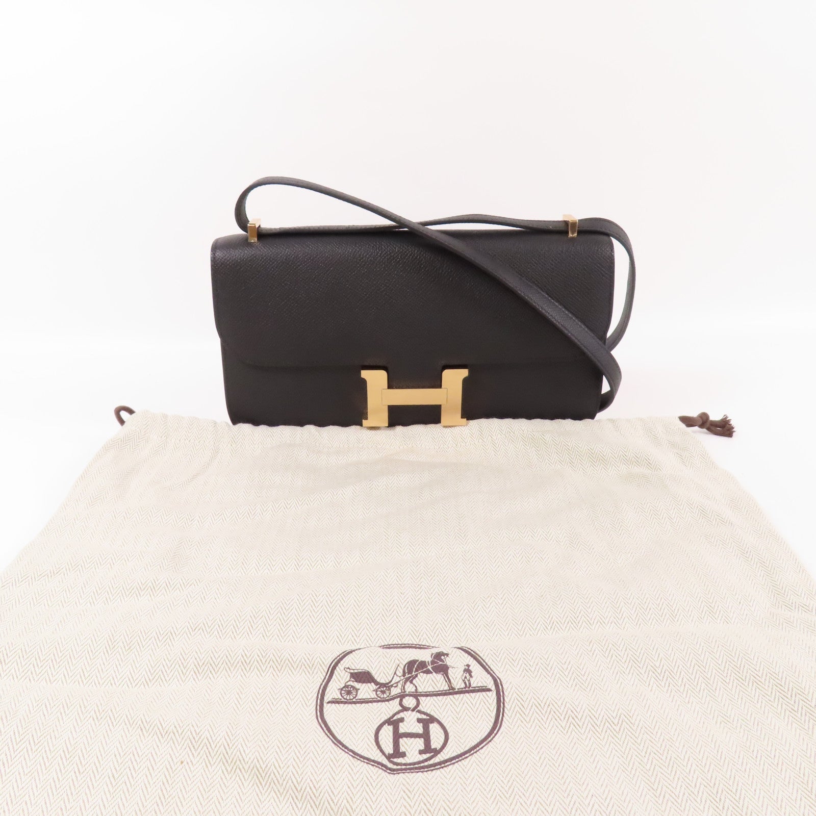 HERMES 【激減優惠】Epsom皮革Constance Elan肩背袋