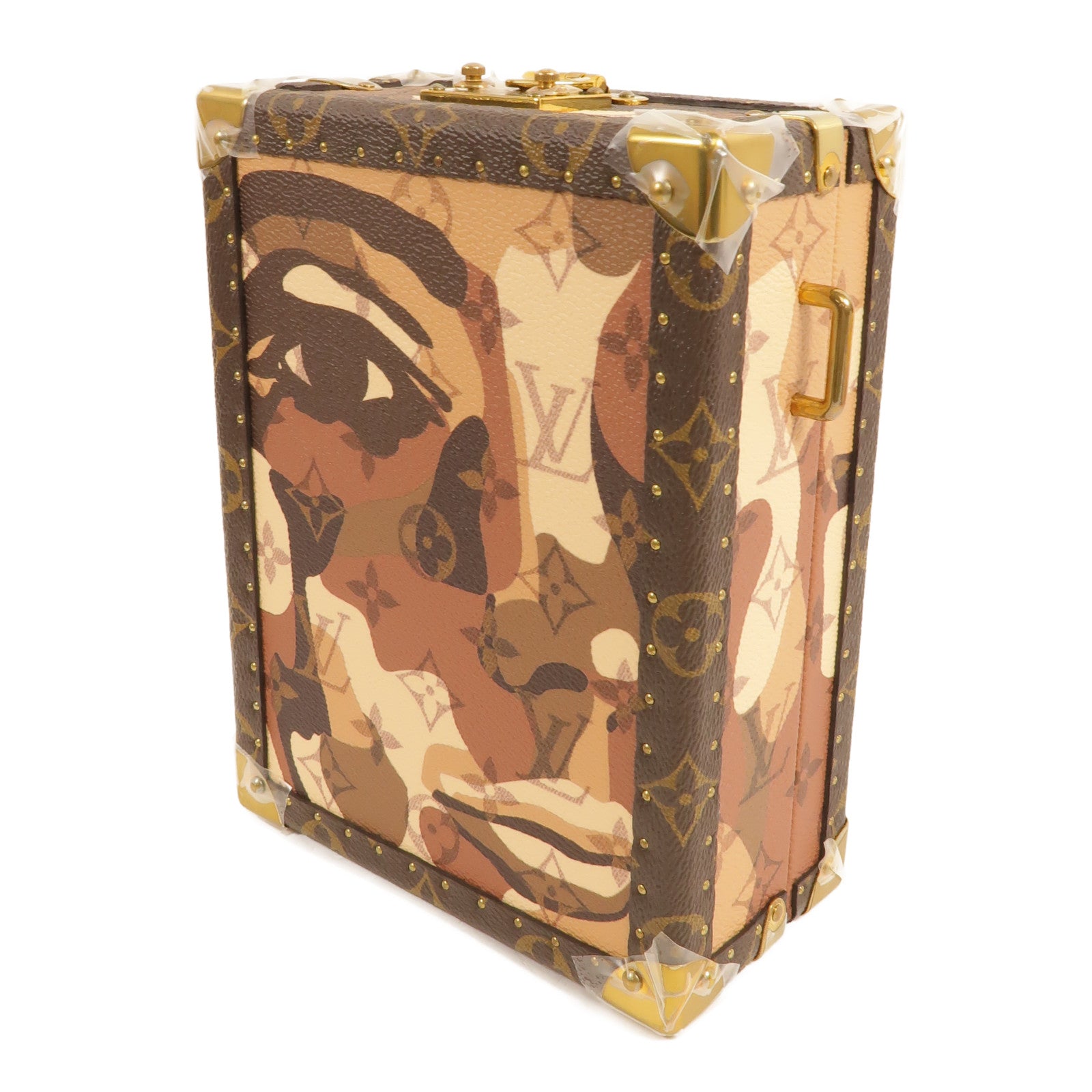 LOUIS VUITTON Monogram Vertical Clutch Box肩背袋