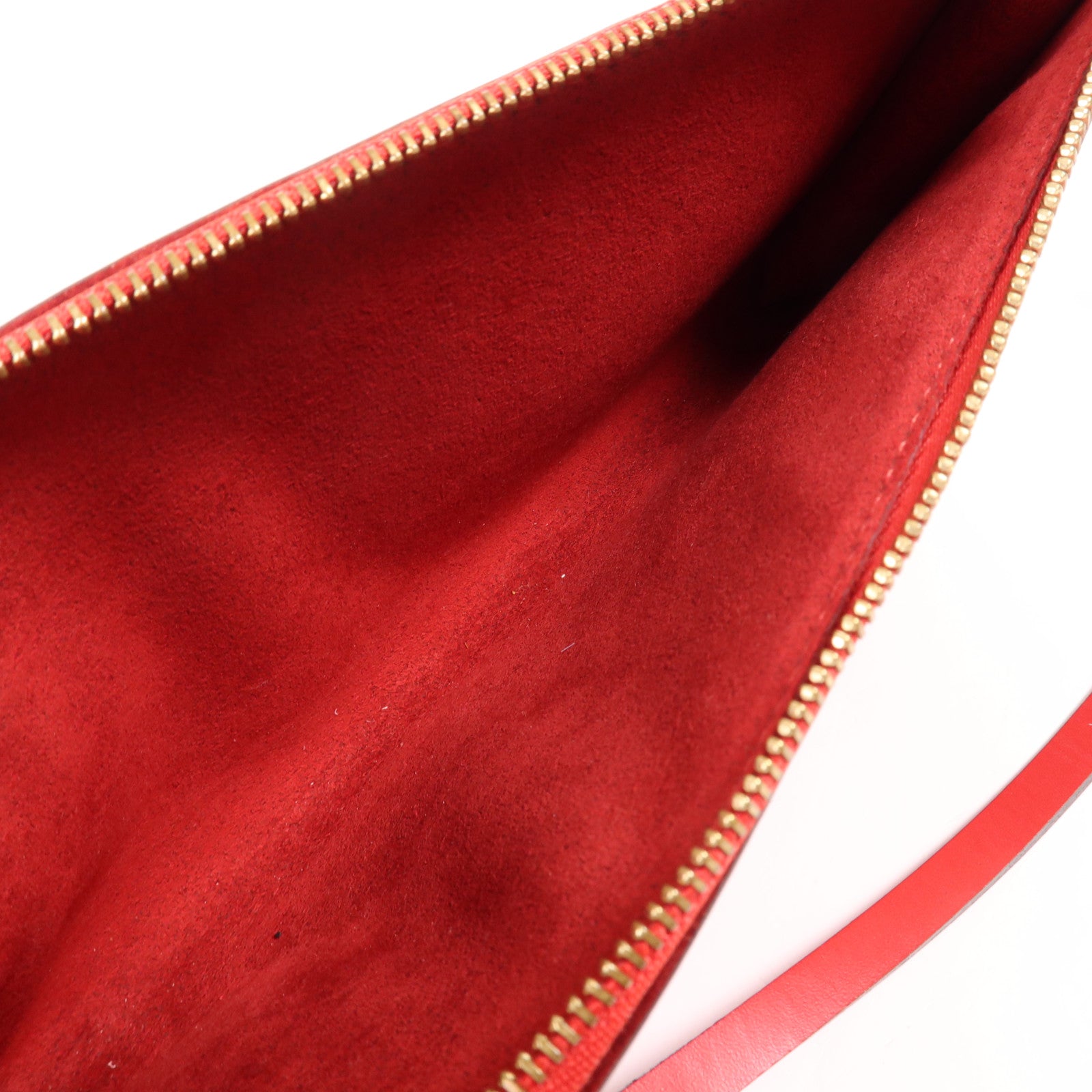 LOUIS VUITTON Epi Pochette Accessories金扣手挽袋