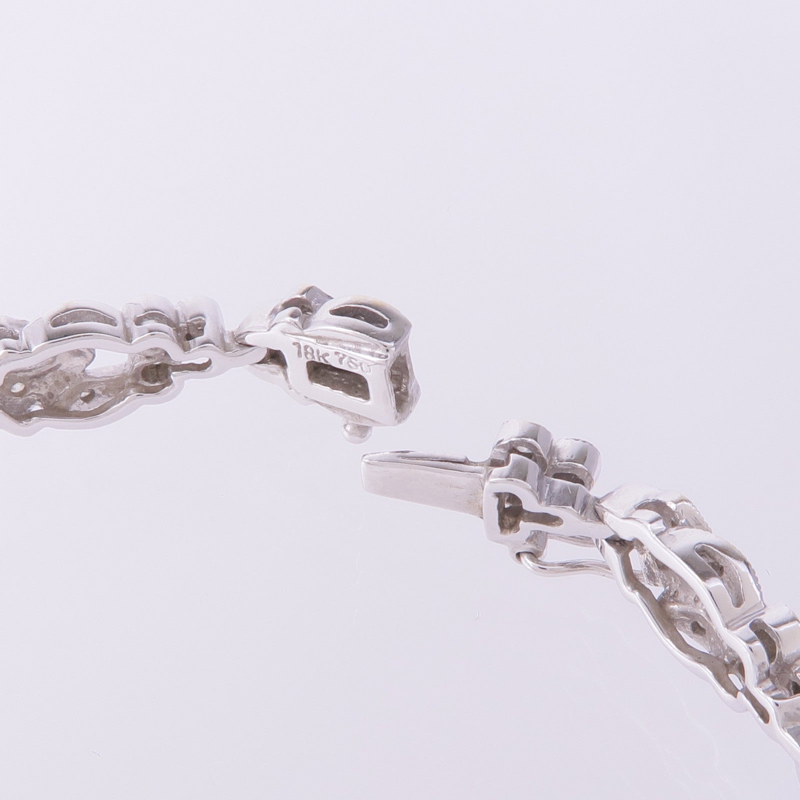 JEWELRY 18K白金Diamond Bracelet鑽石手鏈