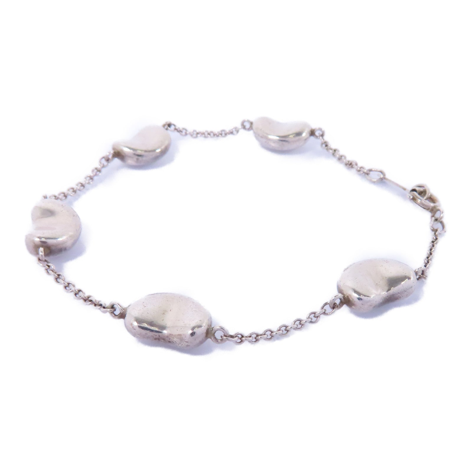 TIFFANY＆CO 925純銀Bean Bracelet手鏈