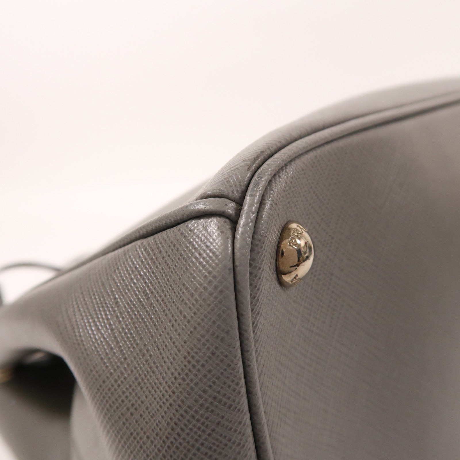 PRADA 牛皮皮革Killer Bag銀扣手挽肩背兩用袋