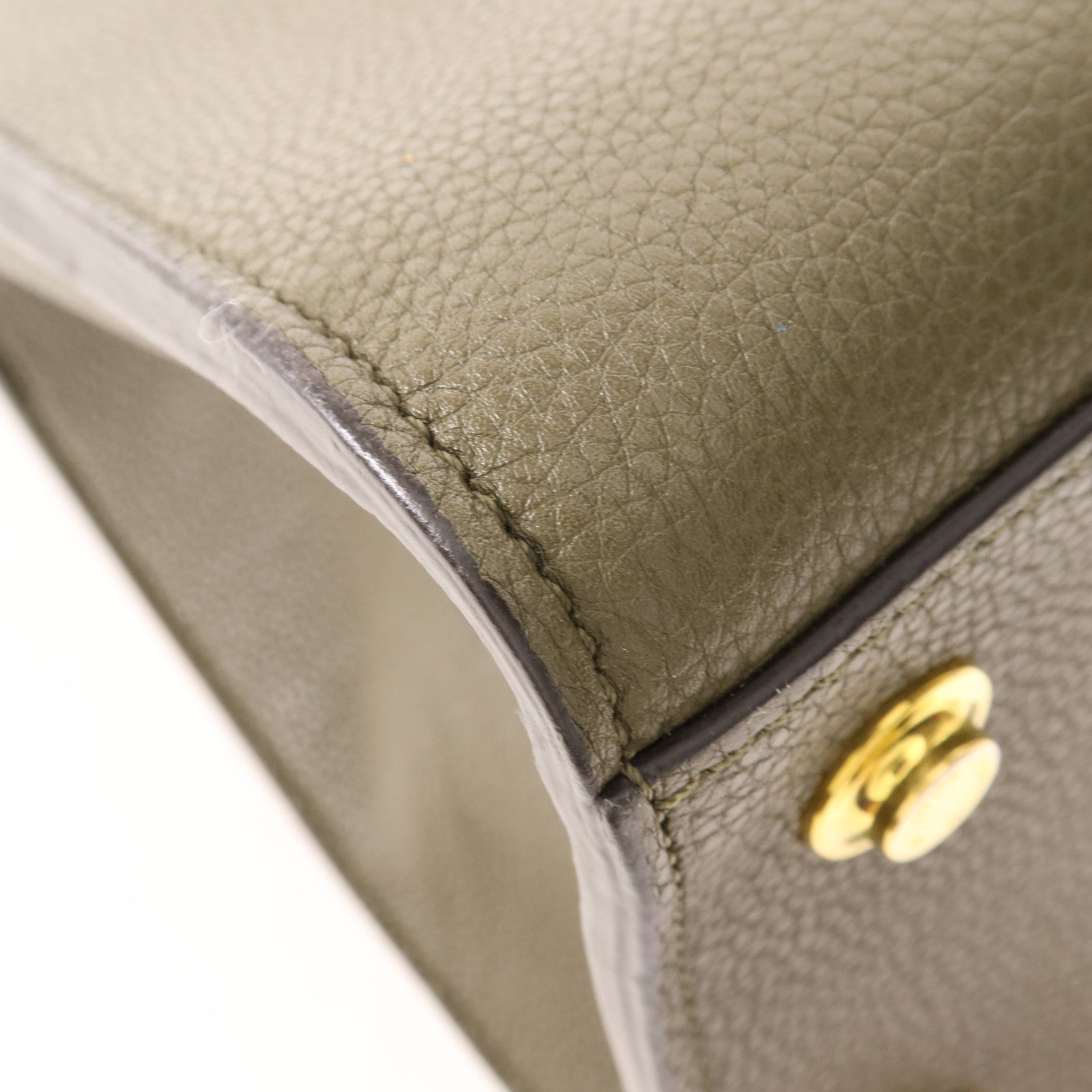 LOUIS VUITTON 牛皮皮革City Steamer MM金扣手挽肩背兩用袋