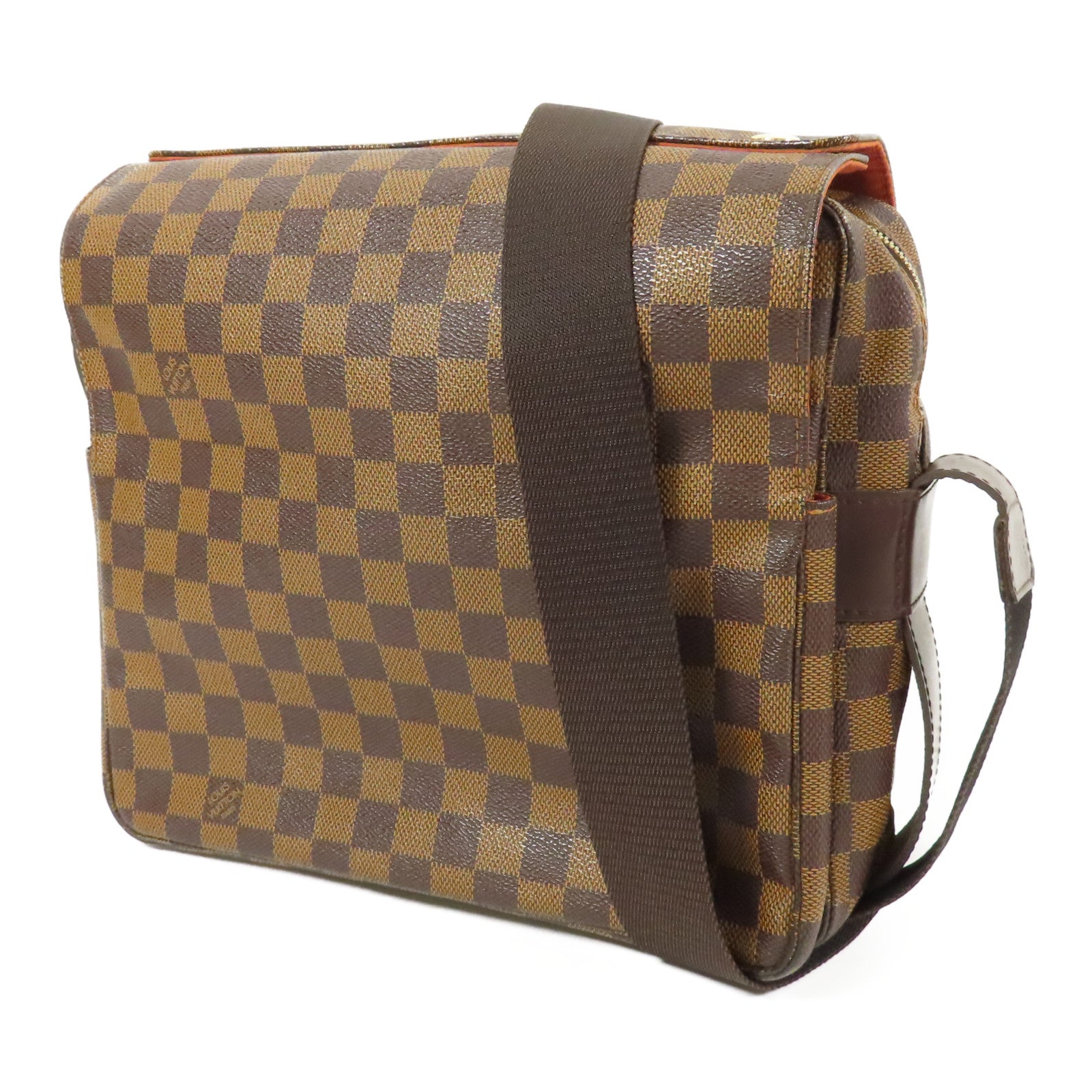 LOUIS VUITTON Damier Naviglio金扣肩背袋