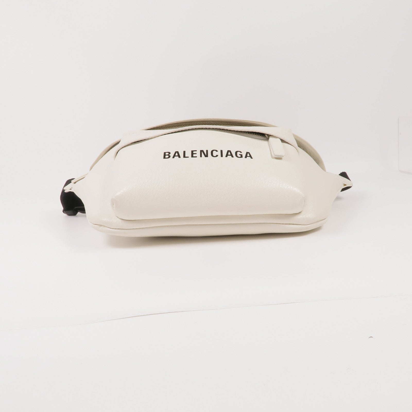 BALENCIAGA 牛皮皮革Waist Bag銀扣腰包