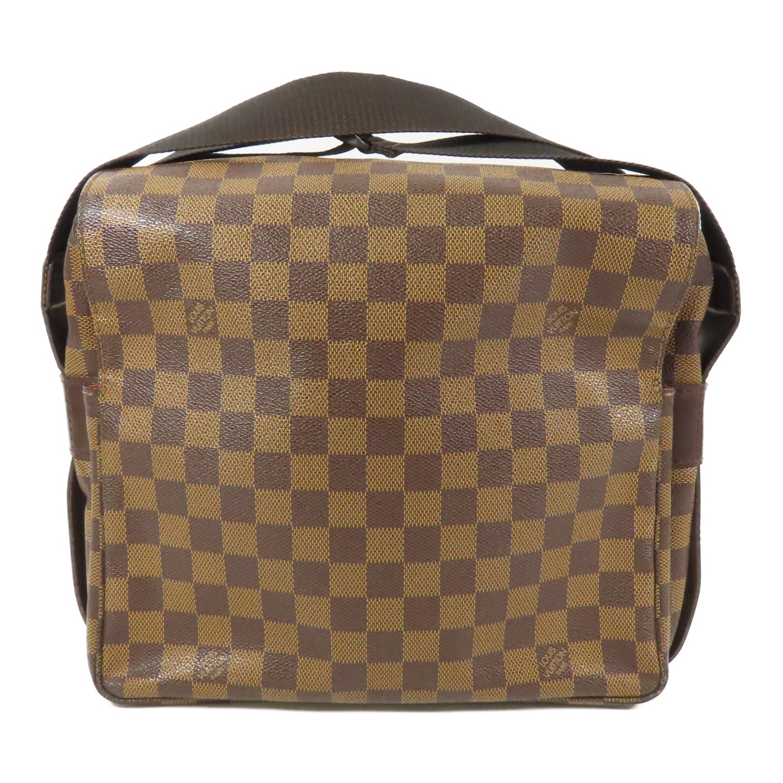 LOUIS VUITTON 【激減優惠】Damier Naviglio金扣肩背袋