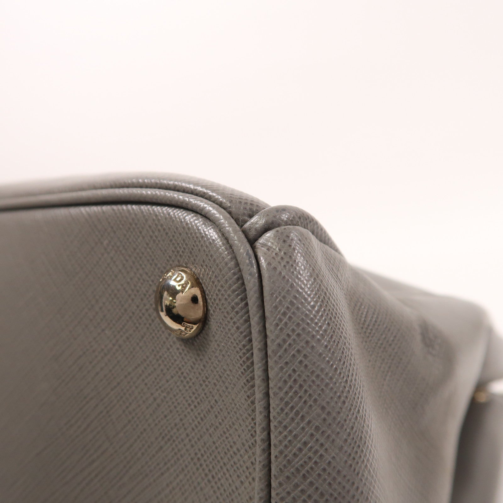 PRADA 牛皮皮革Killer Bag銀扣手挽肩背兩用袋