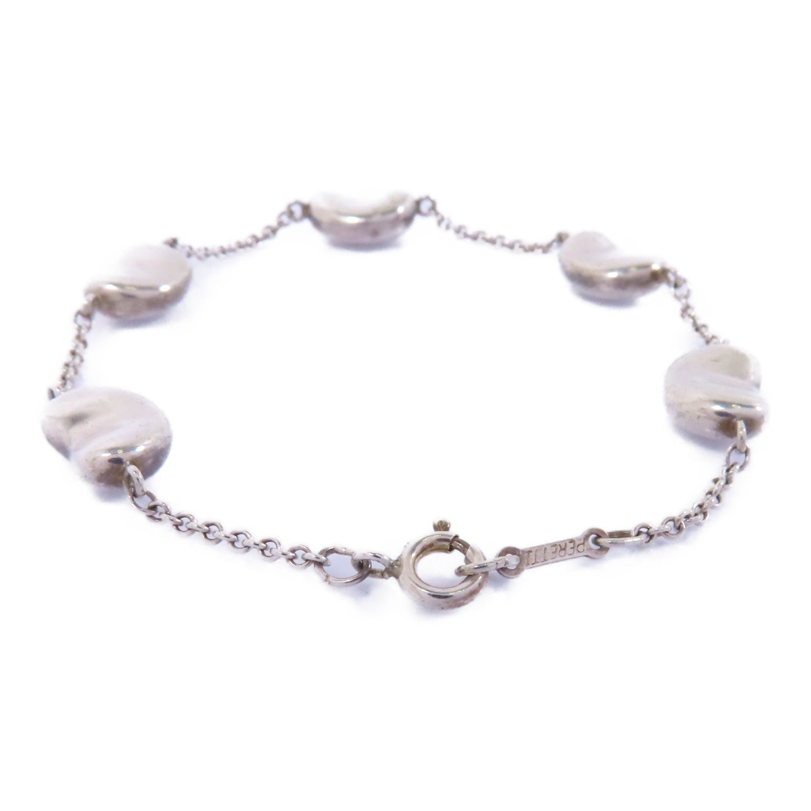 TIFFANY＆CO 925純銀Bean Bracelet手鏈