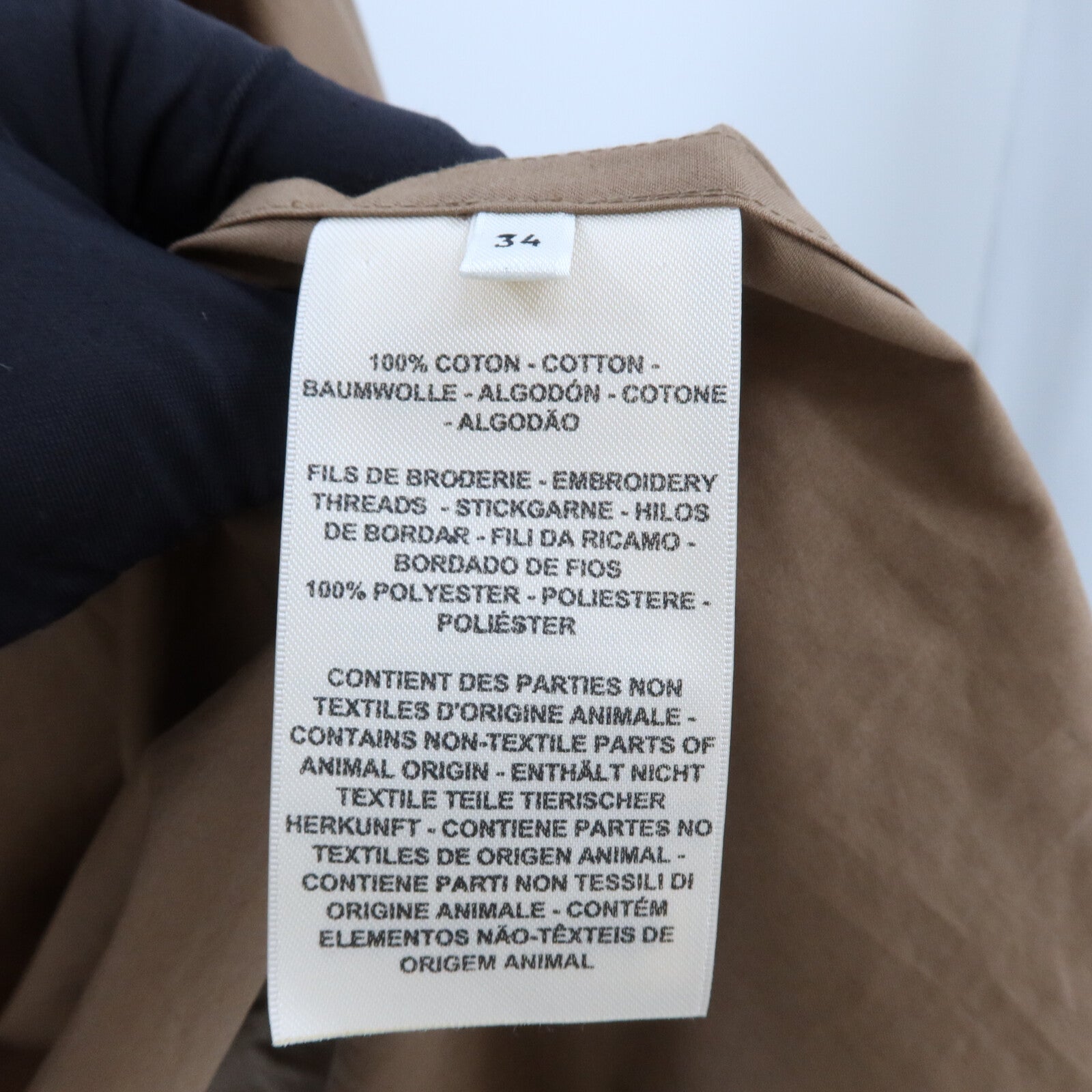 HERMES Cotton/Polyester Shirt Dress連身裙