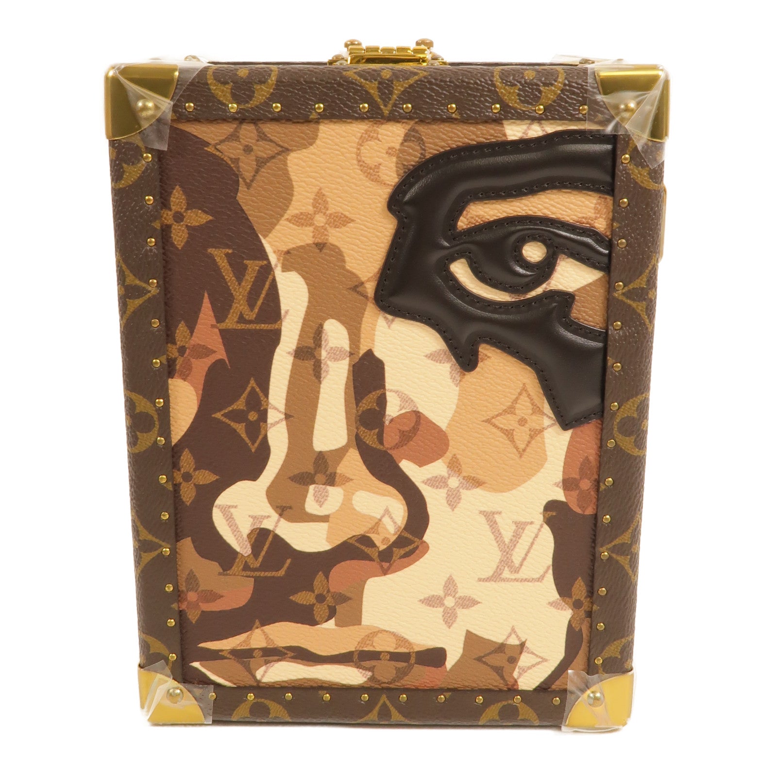 LOUIS VUITTON Monogram Vertical Clutch Box肩背袋
