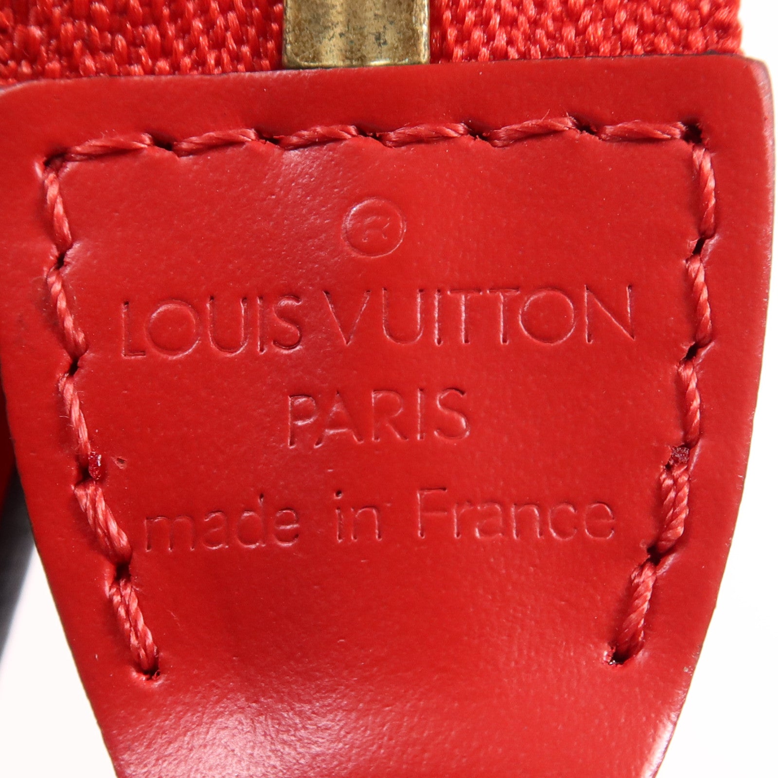LOUIS VUITTON Epi Pochette Accessories金扣手挽袋