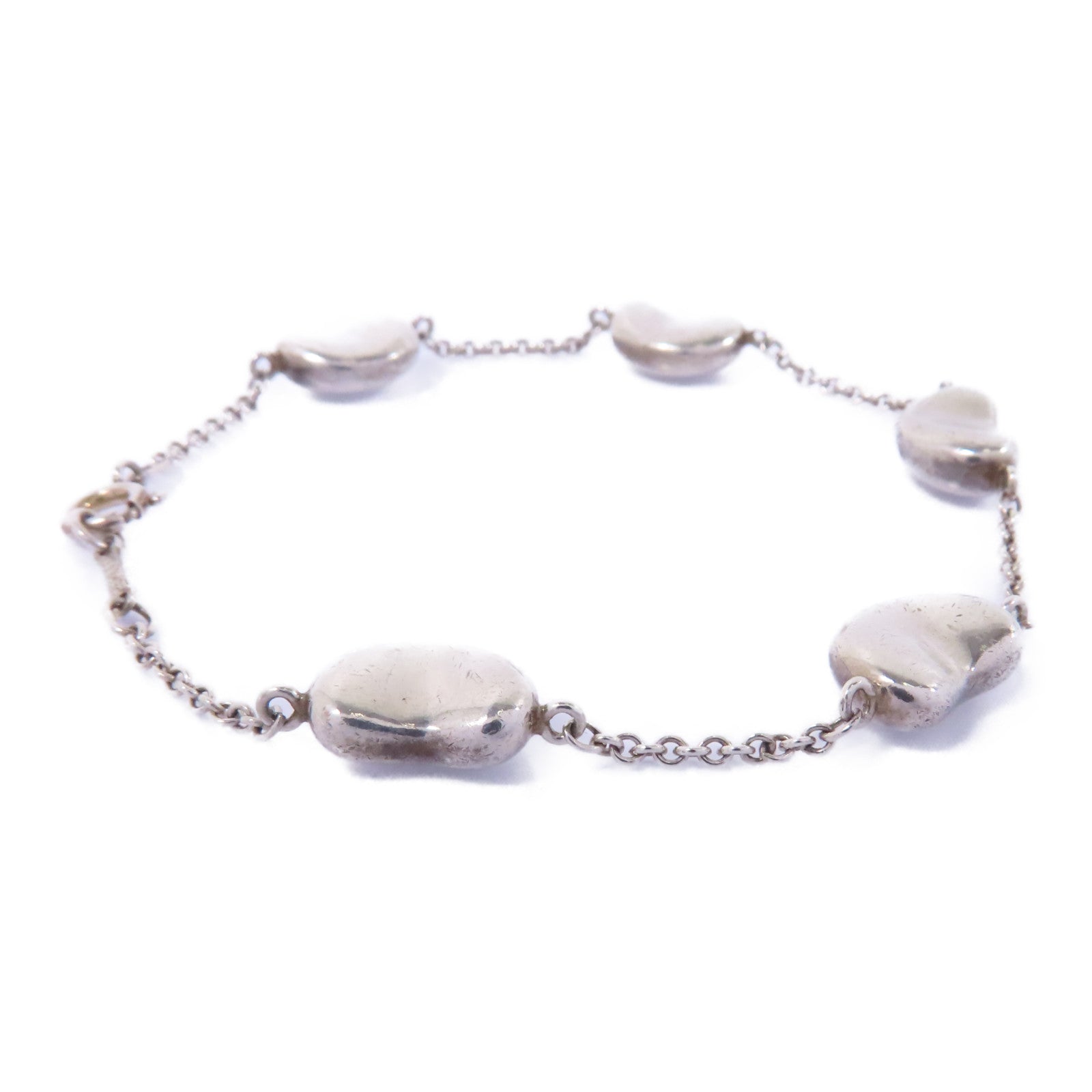 TIFFANY＆CO 925純銀Bean Bracelet手鏈