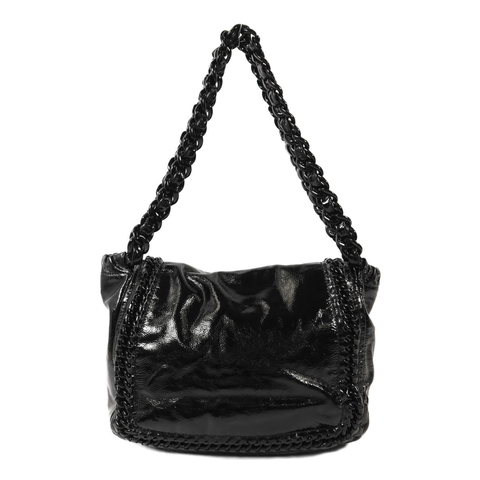 CHANEL 漆皮皮革Shoulder Bag肩背袋